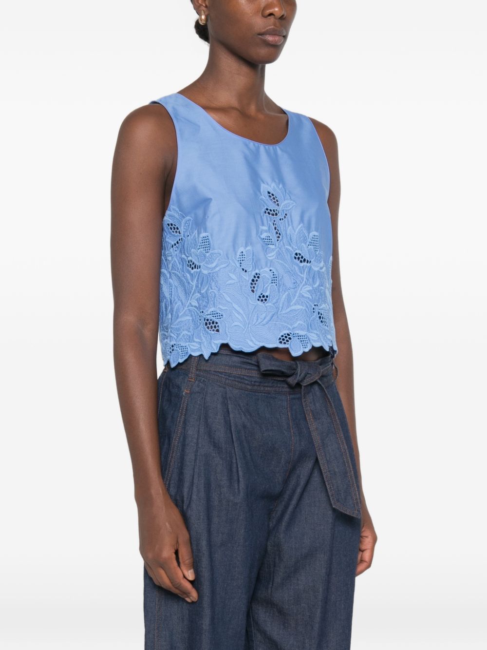 Ermanno Scervino Women's Top Light Blue