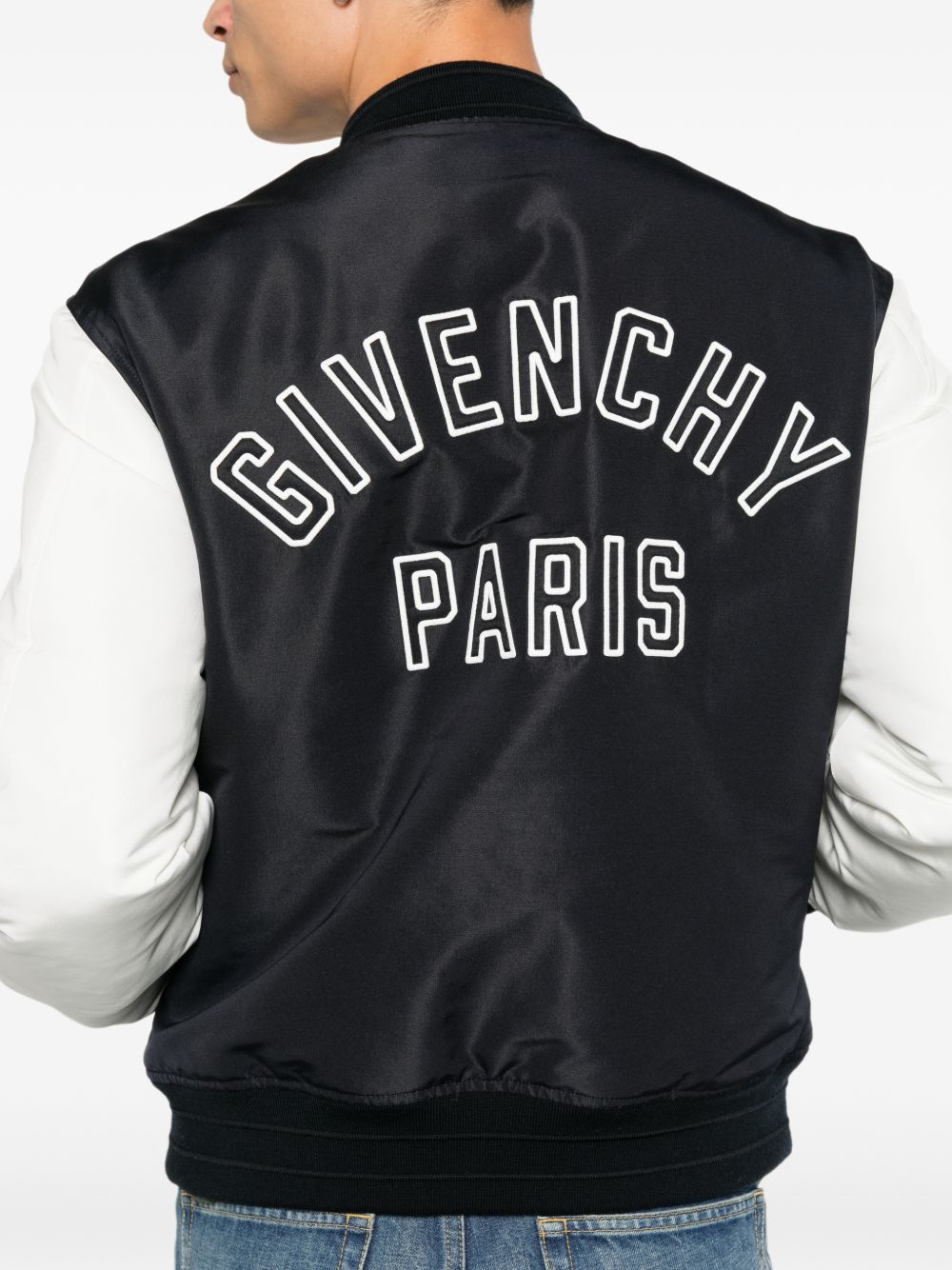 Givenchy Men's Logo Embroidered Windbreaker