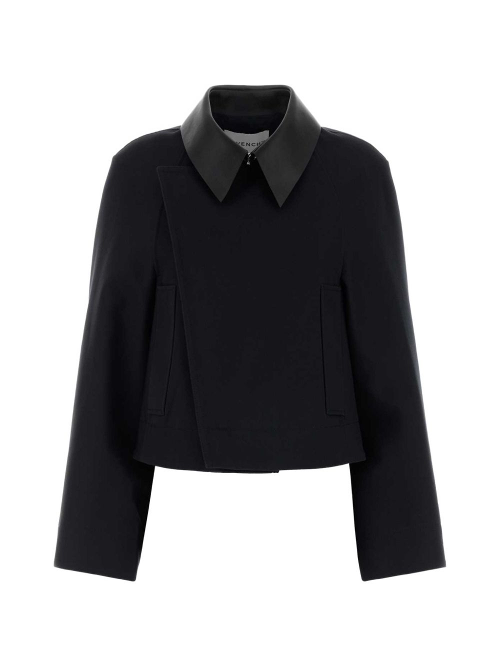 Givenchy Women's Leather-Collar Cotton Jacket