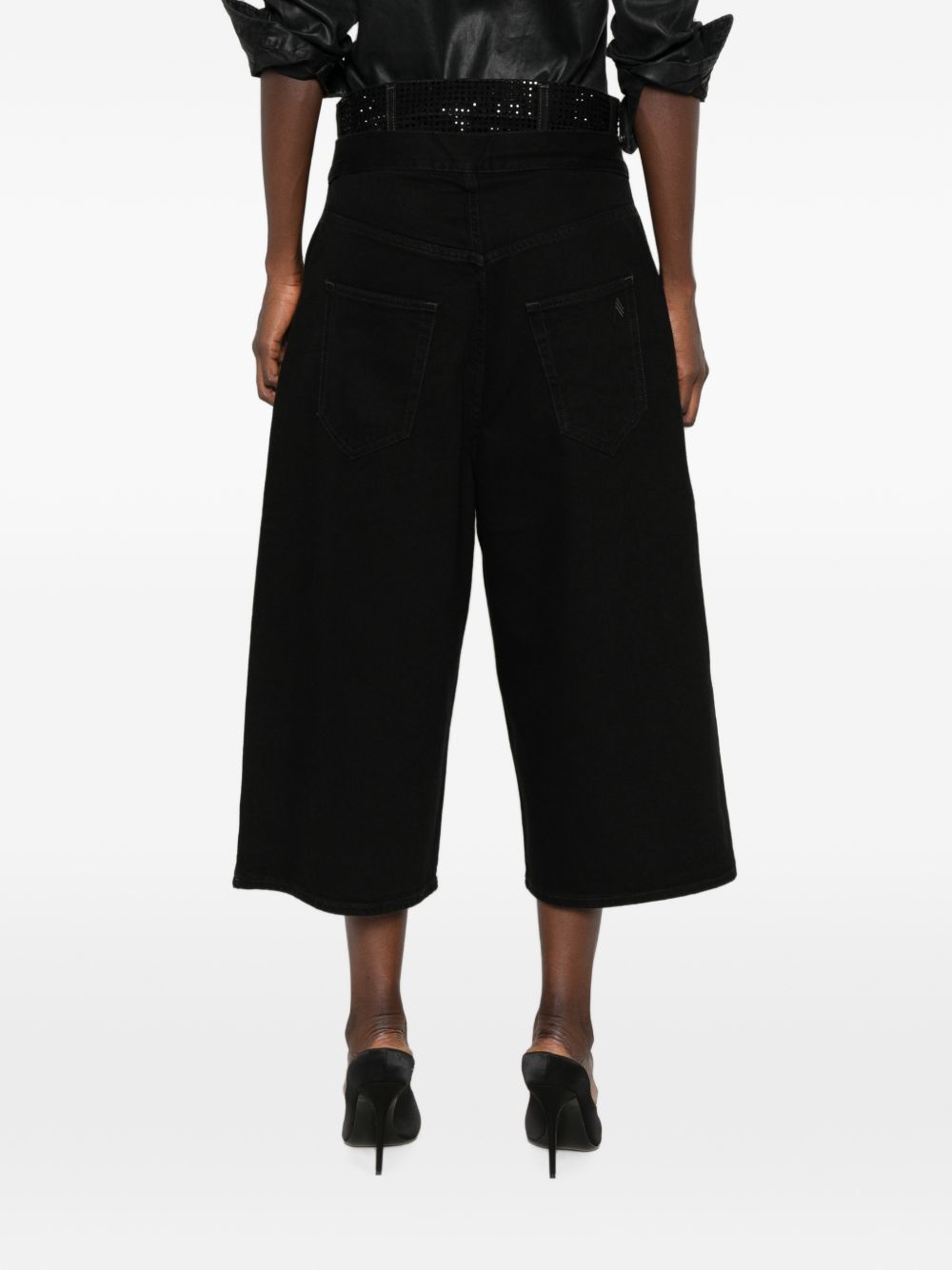 The Attico Women's Shorts Black