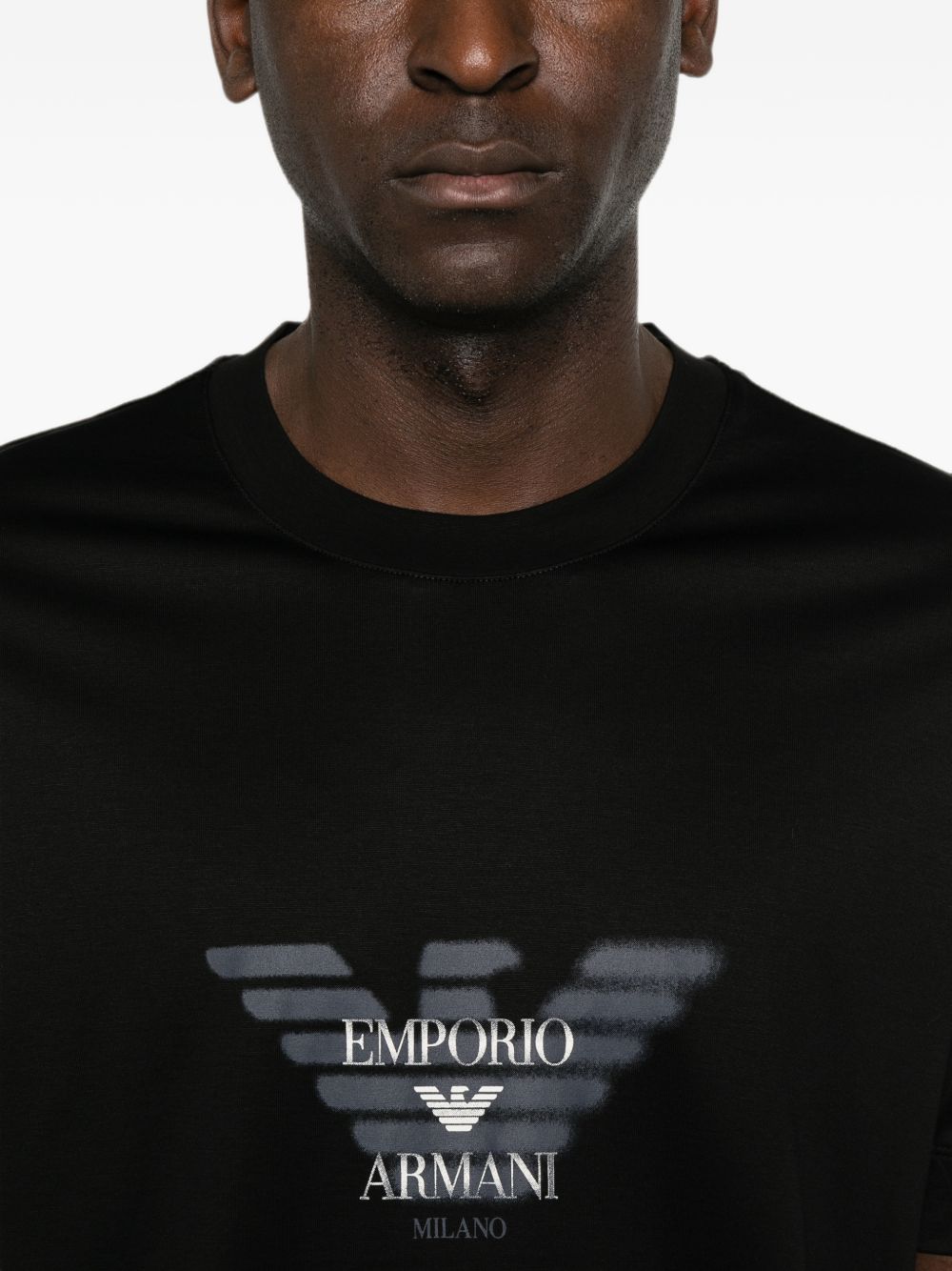 Emporio Armani Men's T-Shirts And Polos Black