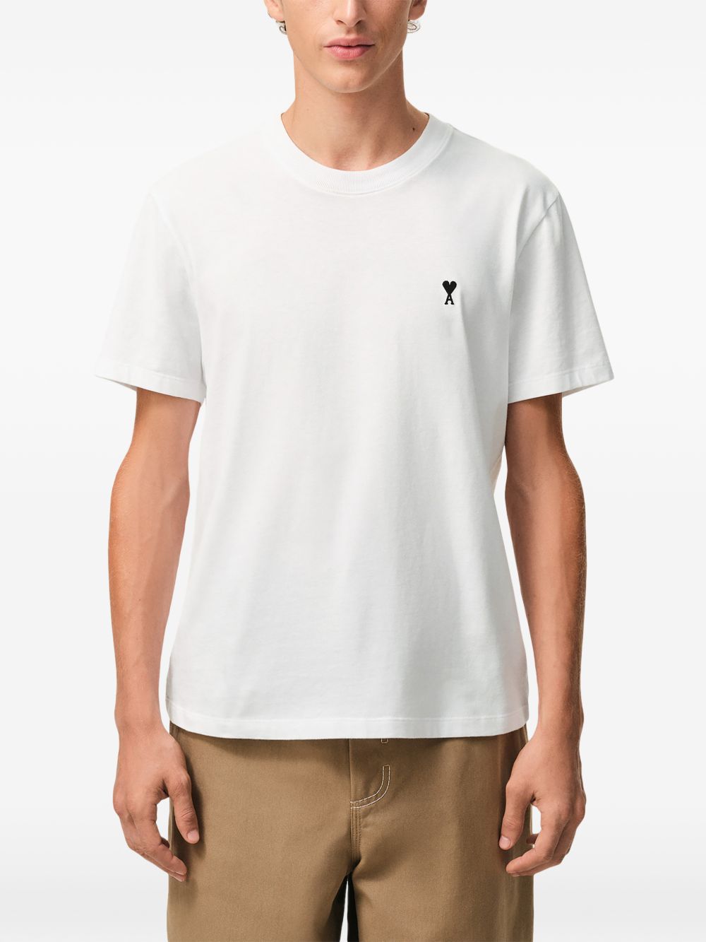 Ami Paris Men's T-Shirts And Polos White