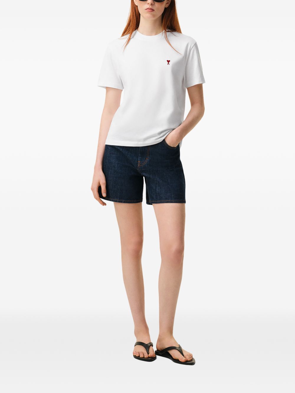 Ami Paris Women's T-Shirts And Polos White