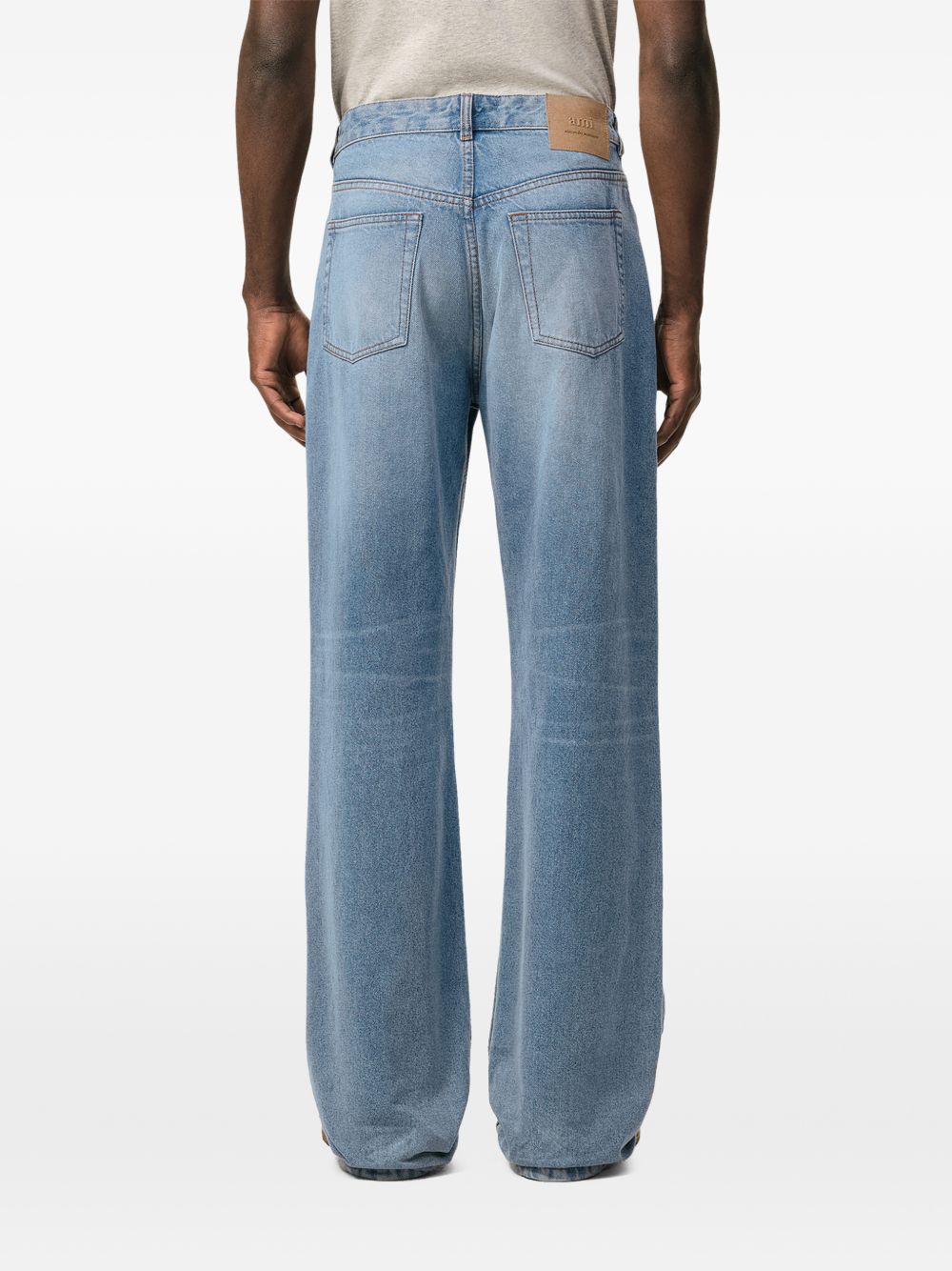Ami Paris Men's Jeans Light Blue