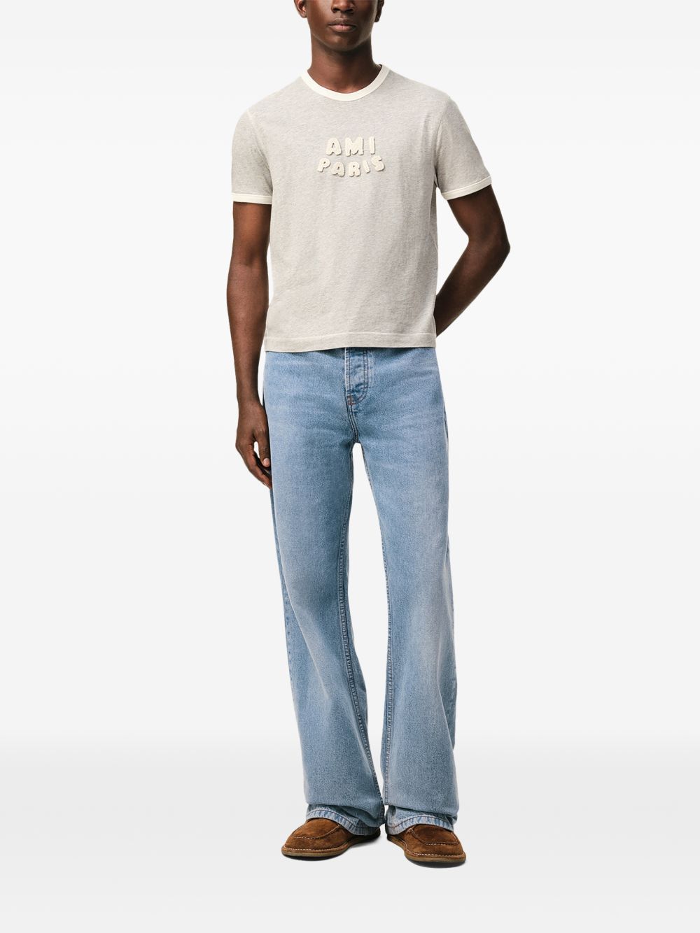 Ami Paris Men's Jeans Light Blue