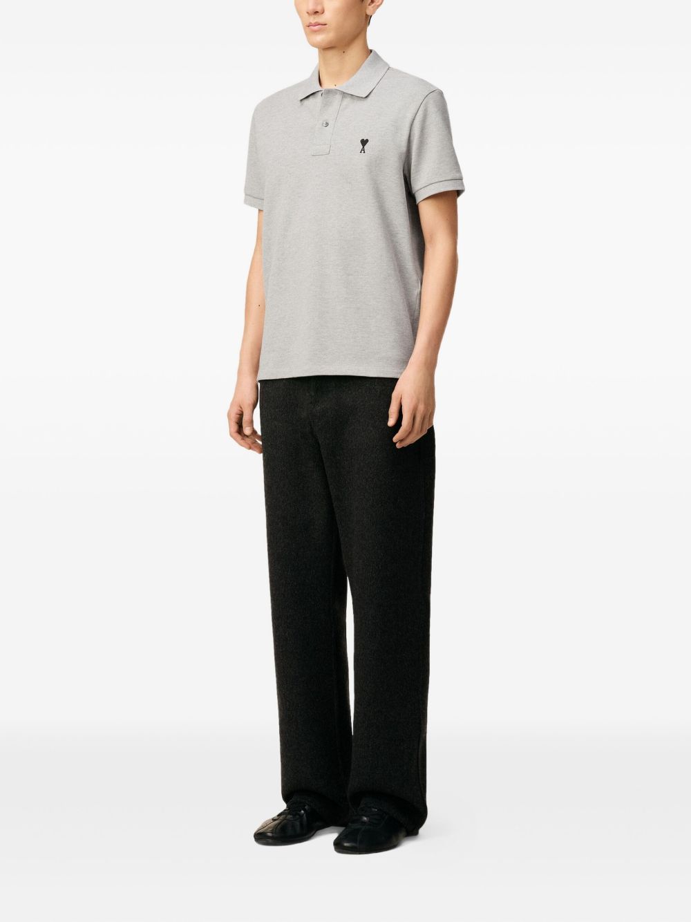 Ami Paris Men's T-Shirts And Polos Grey