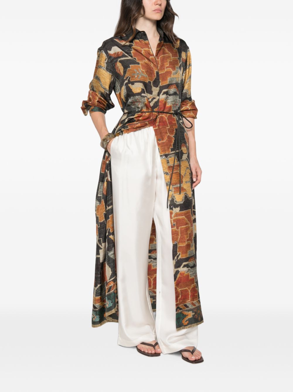 Pierre Louis Mascia Women's Dresses Brown