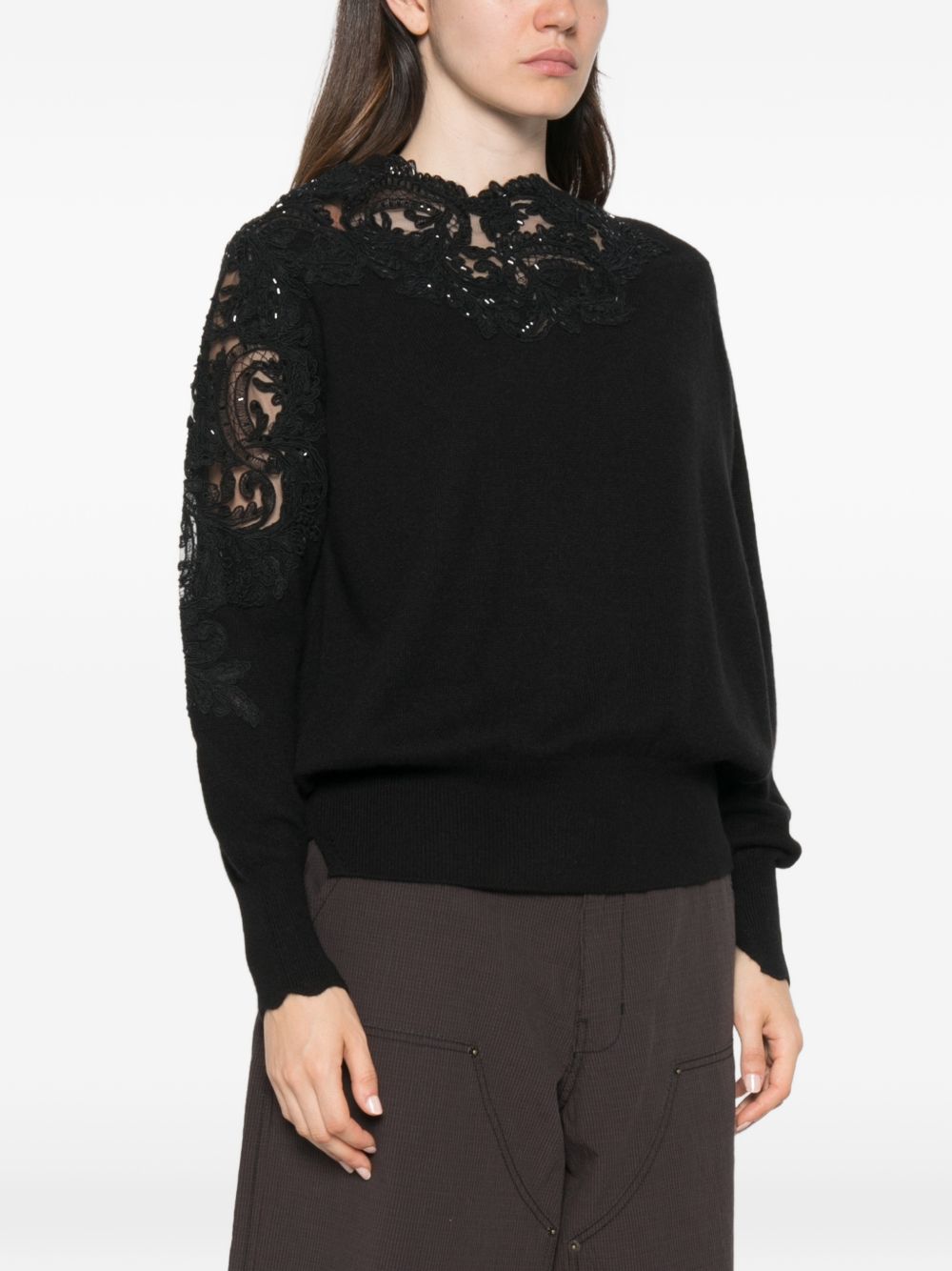 Ermanno Scervino Women's Sweaters Black