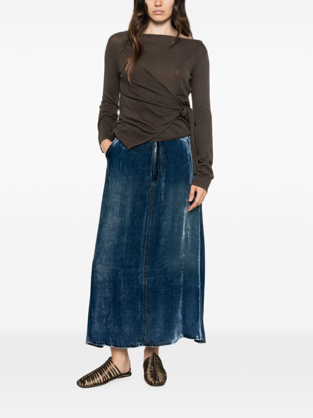 Pierre Louis Mascia Women's Skirts Navy