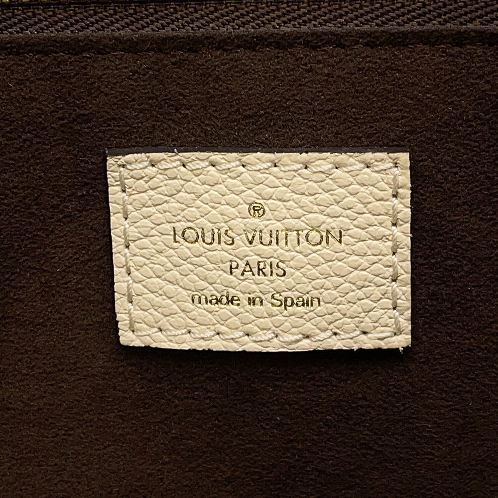 Louis Vuitton Off-White Monogram Empreinte Shoulder Bag Tote Bag (Pre-Owned)