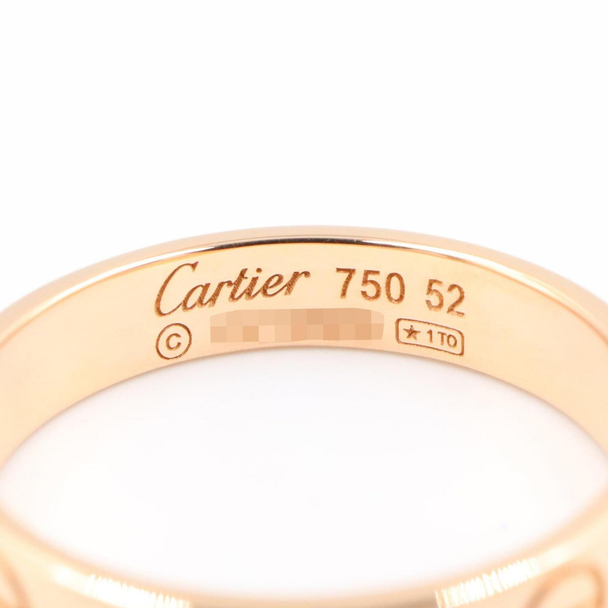 Cartier Gold Pink Gold (18K) Band Ring (Pre-Owned)