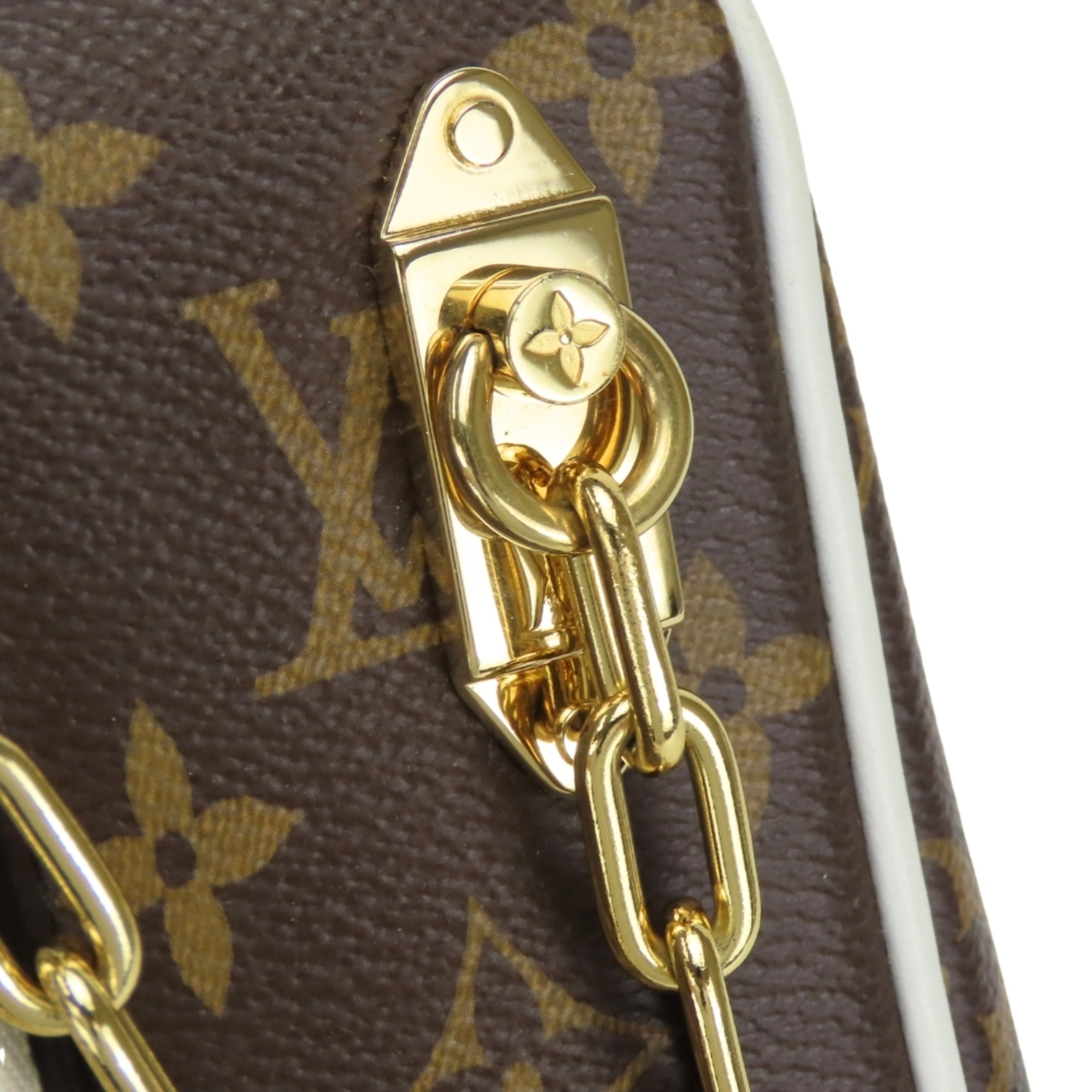 Louis Vuitton Monogram Blue Brown Monogram Handbag (Pre-Owned)
