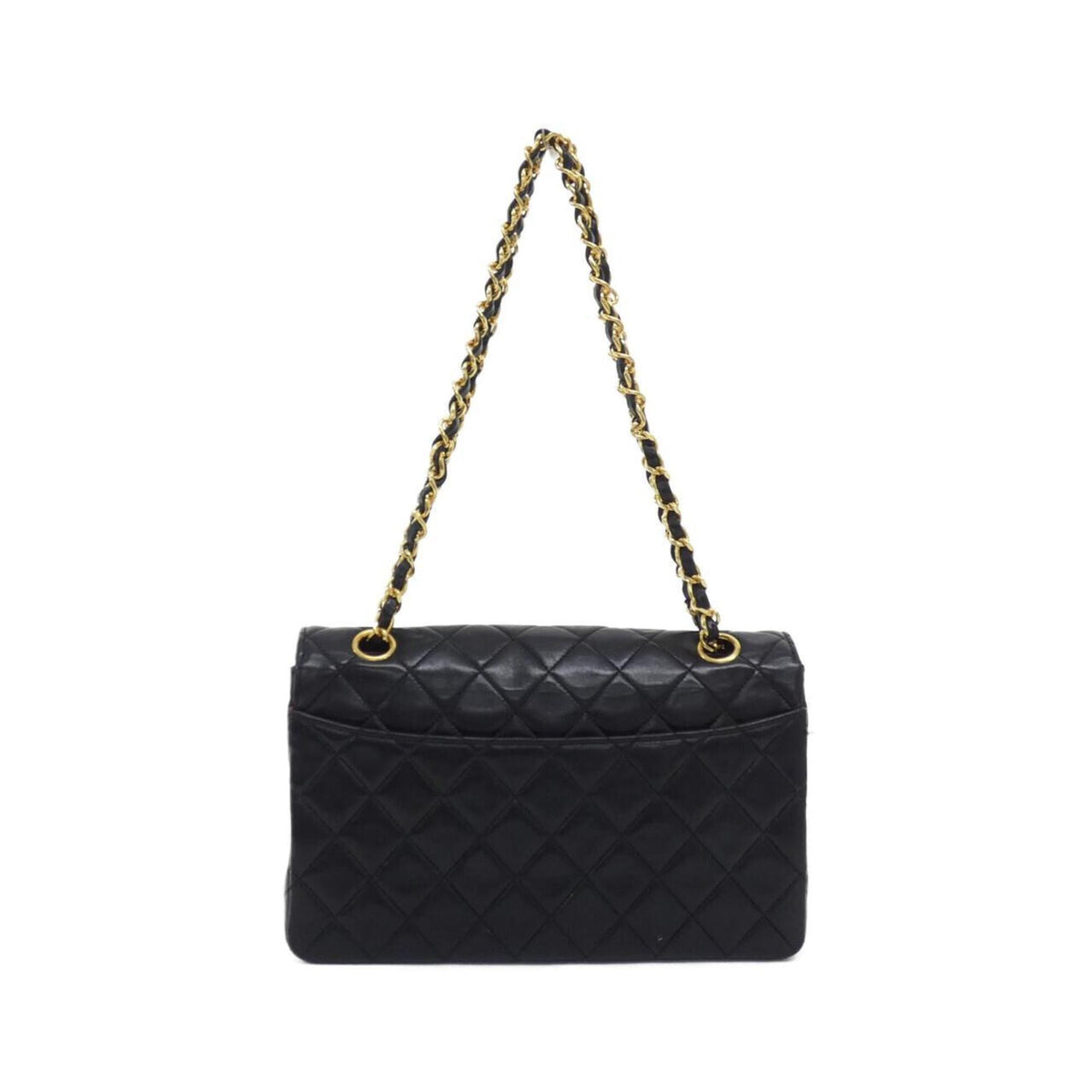 Chanel Black Leather Shoulder Bag (Pre-Owned)