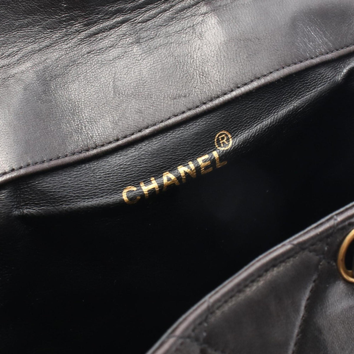 Chanel Black Leather Backpack (Pre-Owned)