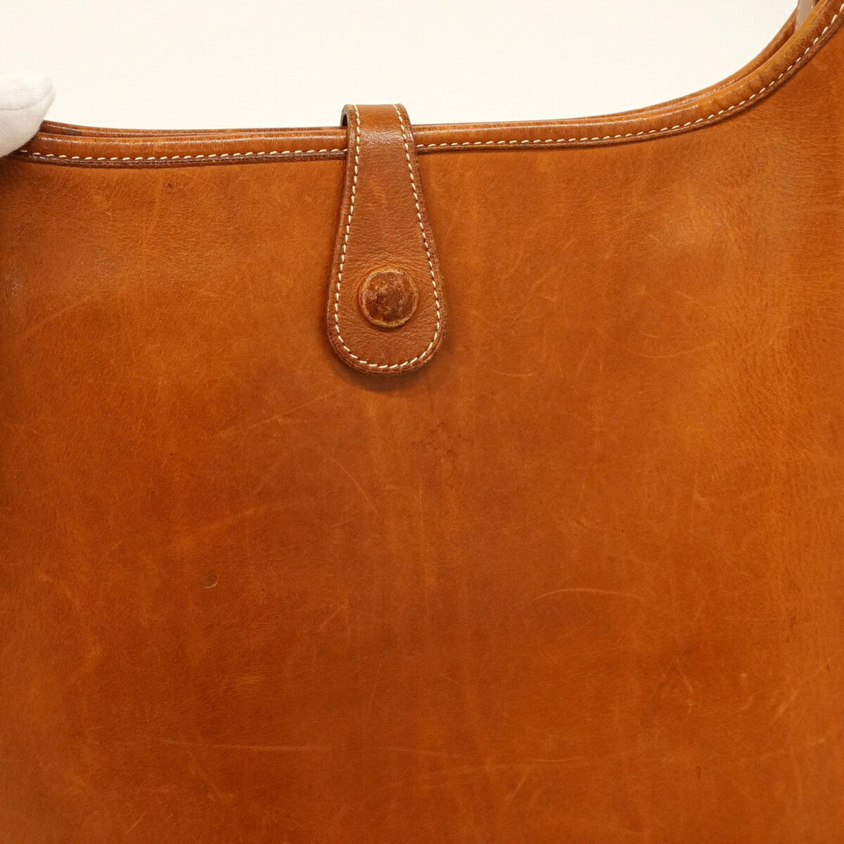 Hermes Fauve Barenia Leather Shoulder Bag (Pre-Owned)