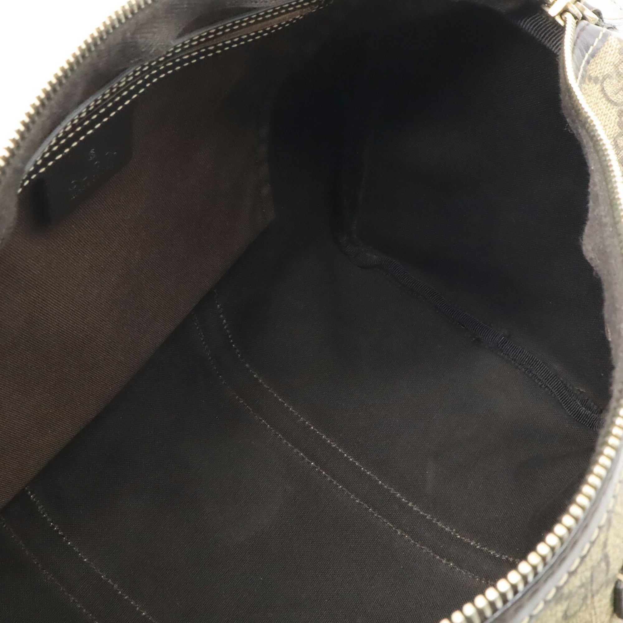 Gucci Beige Dark Brown Gg Supreme Handbag (Pre-Owned)