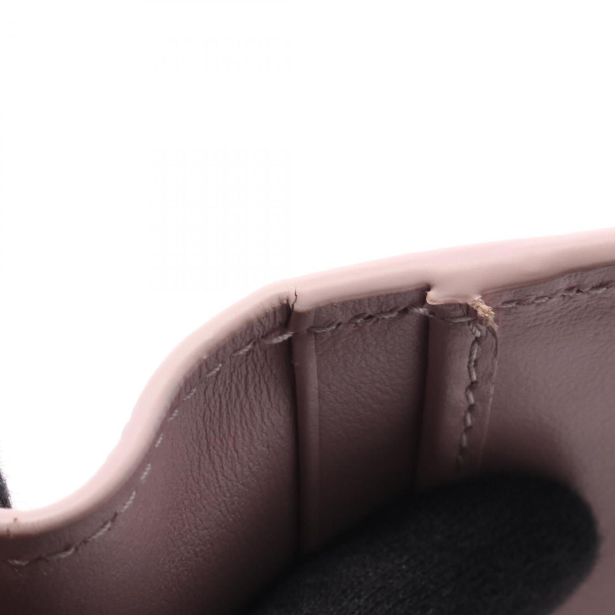 Prada Pink Leather Long Wallet (Bi-Fold) (Pre-Owned)