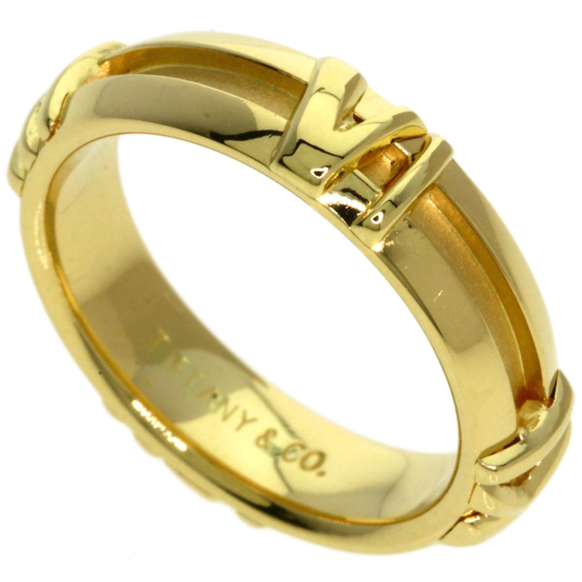 Tiffany Atlas Yellow Gold (18K) Band Ring (Pre-Owned)