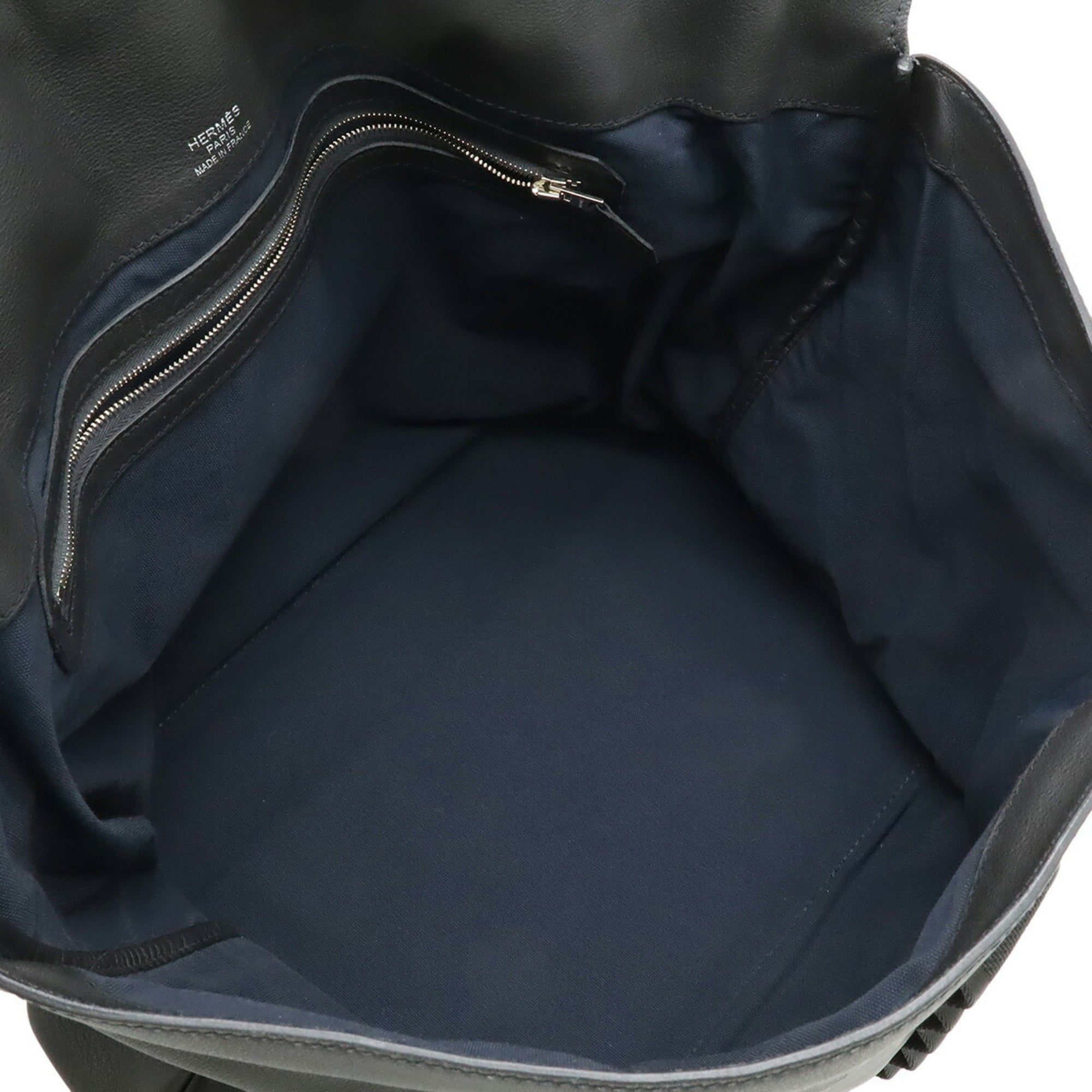 Hermes Black Taurillon Clemence Leather Shoulder Bag (Pre-Owned)