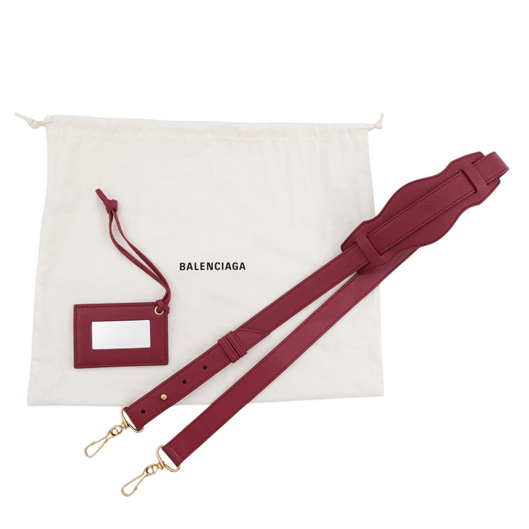 Balenciaga Wine Leather Handbag (Pre-Owned)
