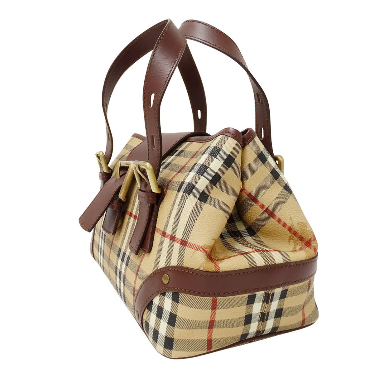 Burberry Beige Pvc Handbag (Pre-Owned)