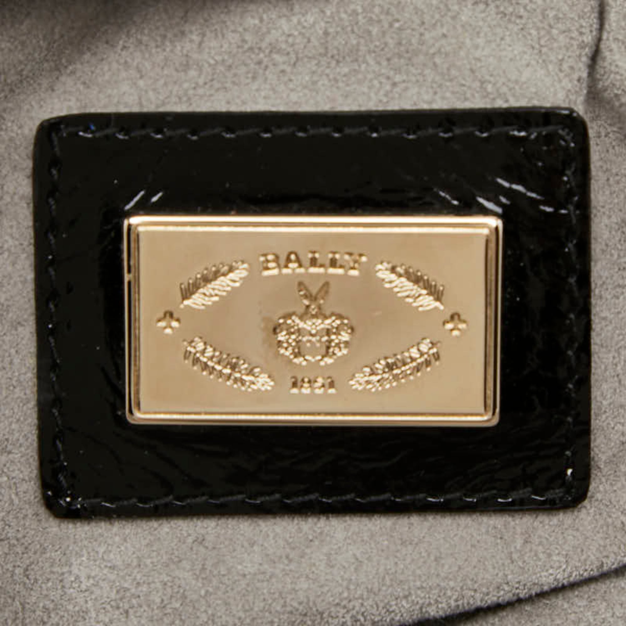 Bally Black Boston Bag Handbag (Pre-Owned)