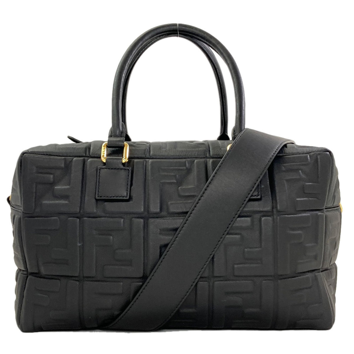 Fendi Black Leather Handbag (Pre-Owned)