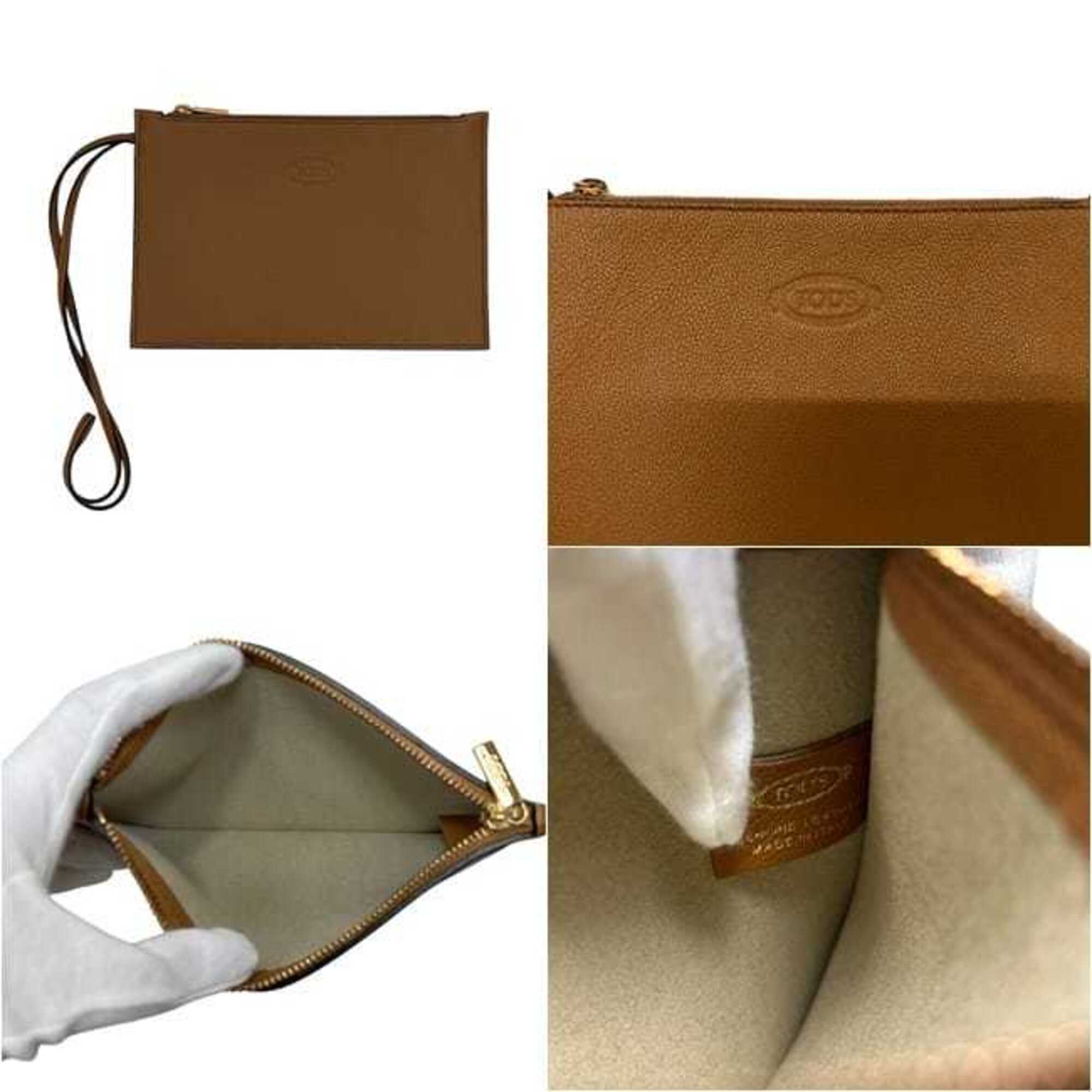 Tod's Brown Leather Tote Bag (Pre-Owned)