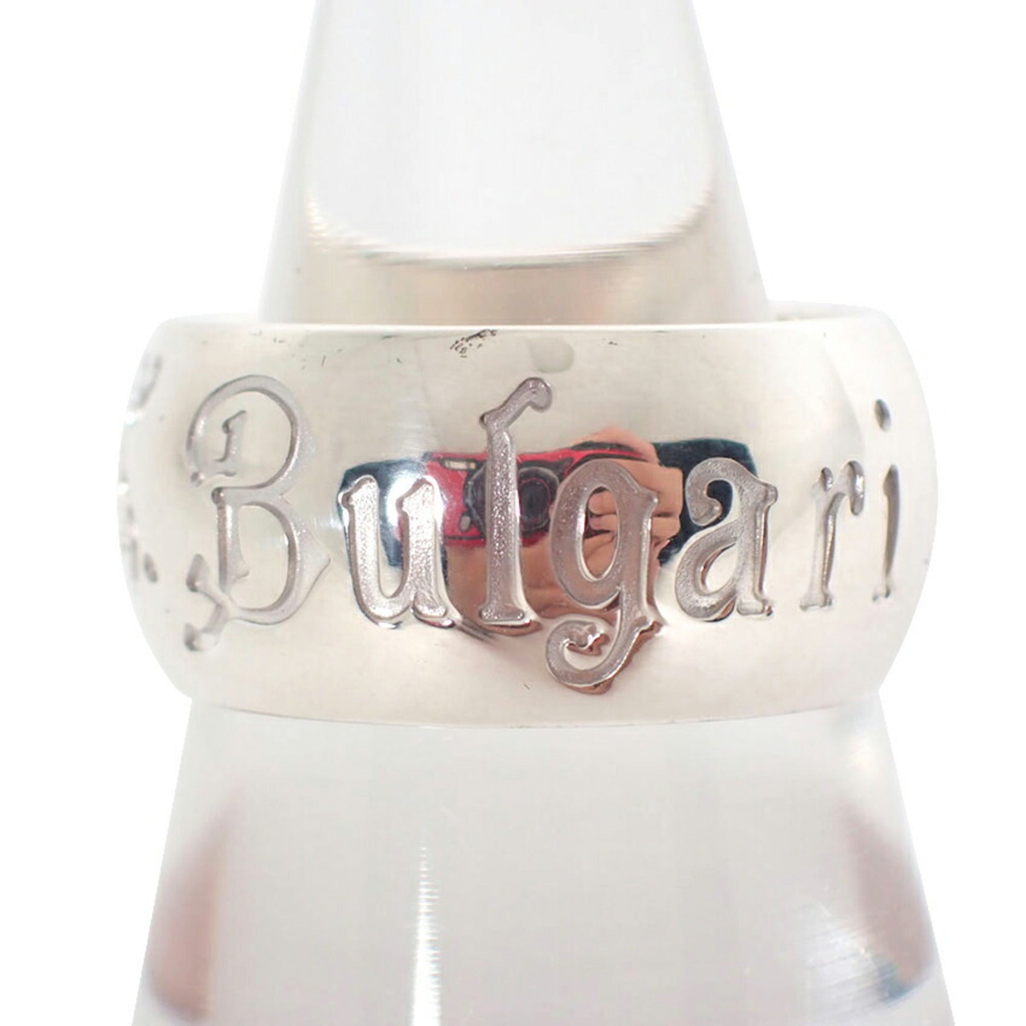 Bvlgari Sterling Silver 925 Band Ring (Pre-Owned)