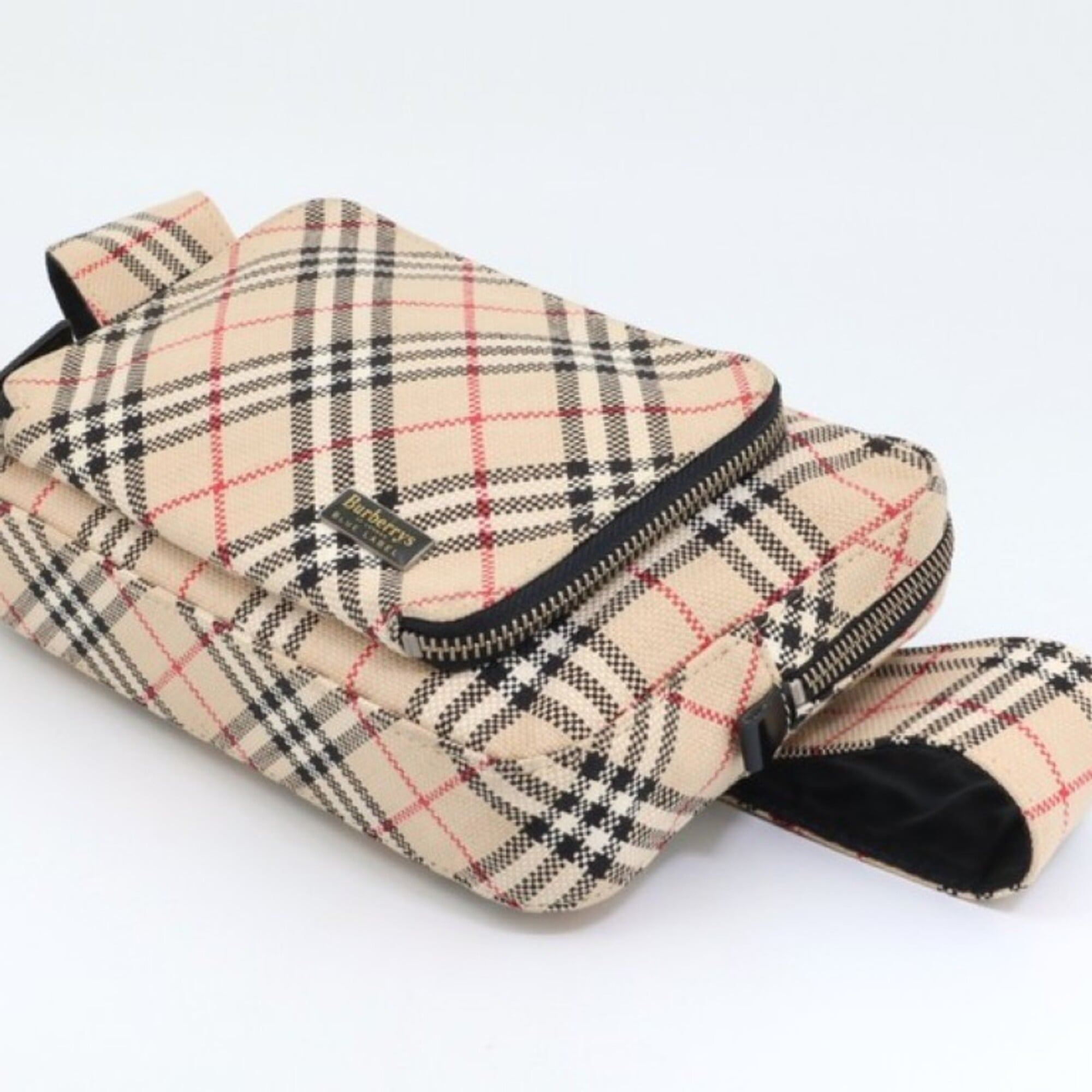Burberry Beige Canvas Fanny Pack (Pre-Owned)