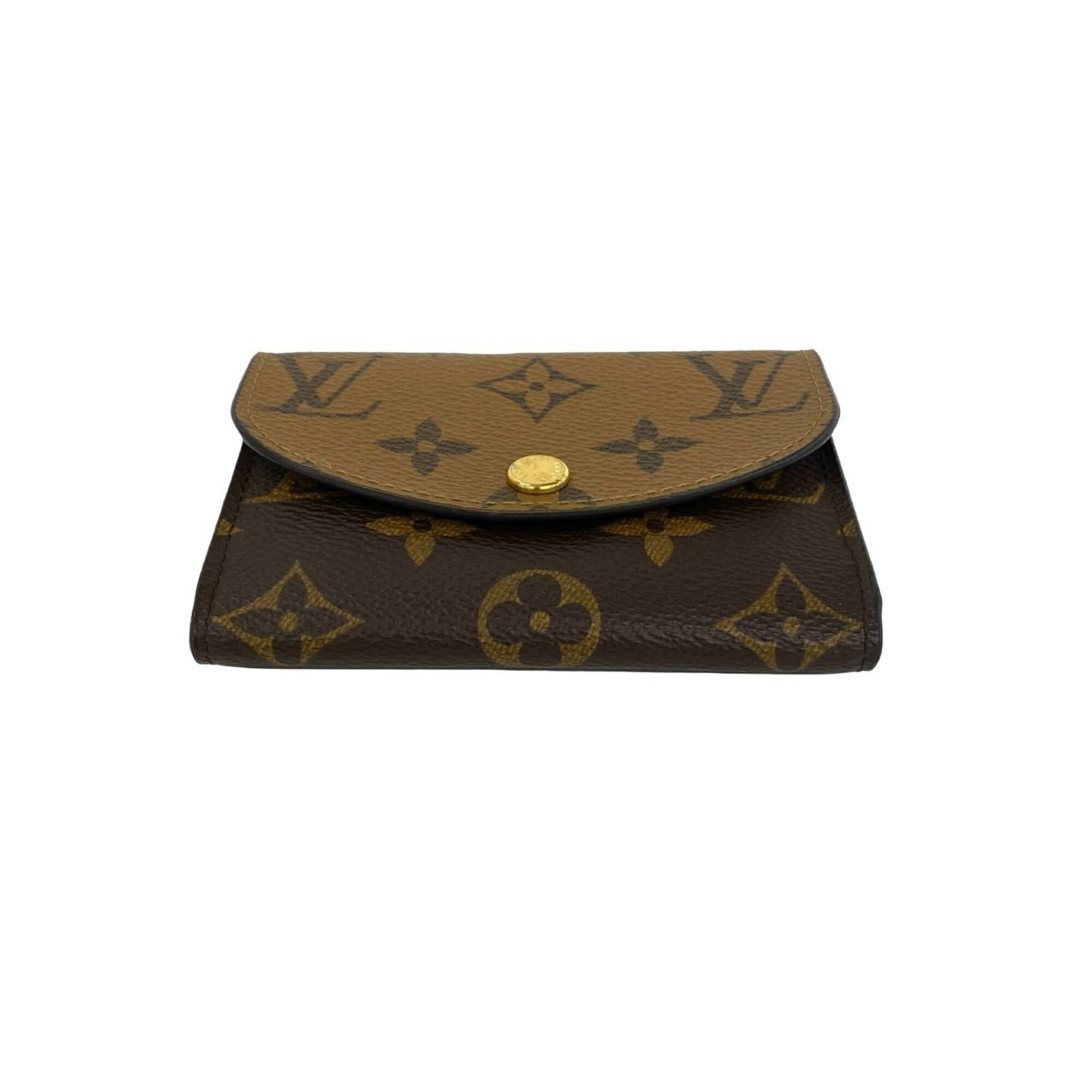 Louis Vuitton Brown Leather Pvc Coin Purse/Coin Case (Pre-Owned)