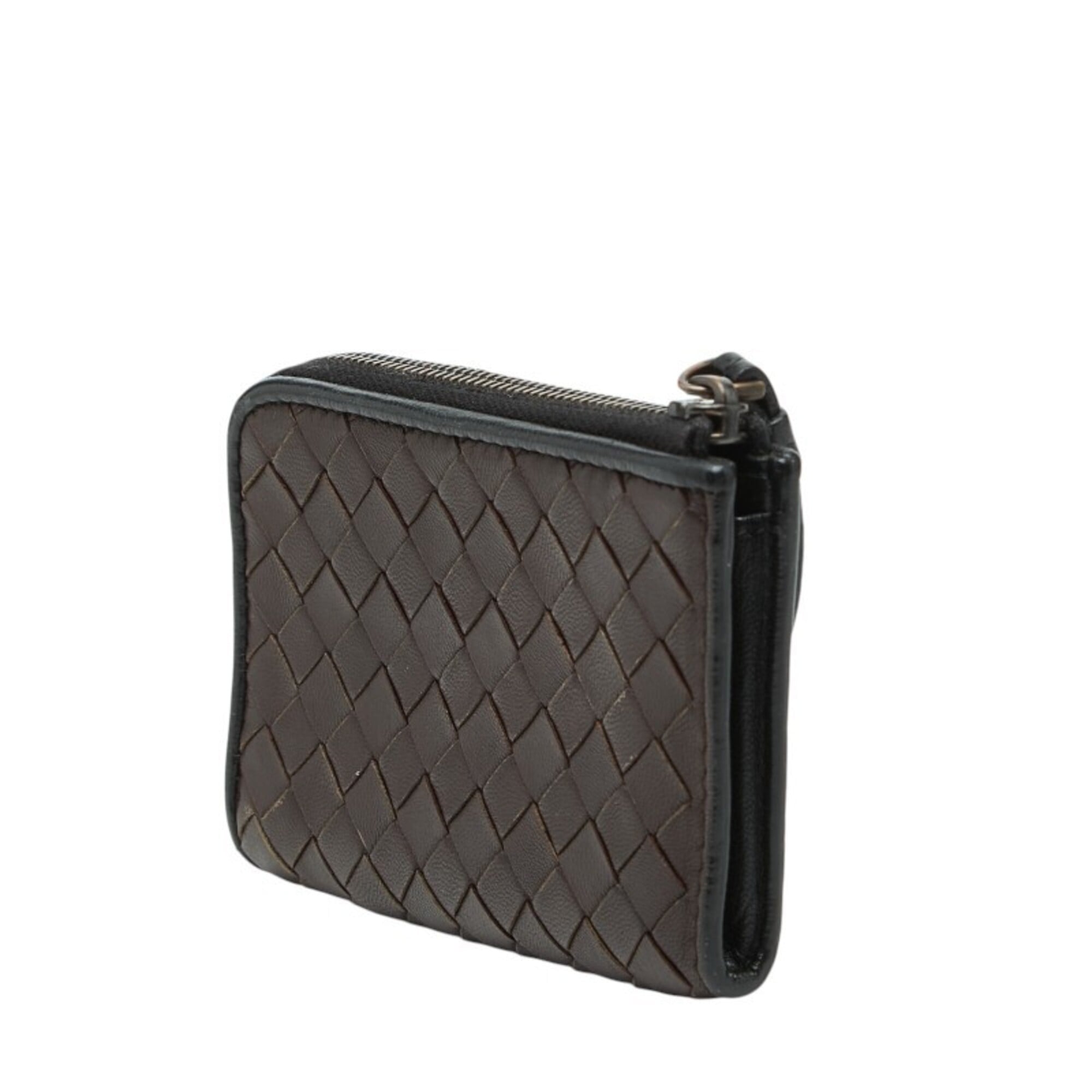 Bottega Veneta Brown Leather Coin Purse/Coin Case (Pre-Owned)
