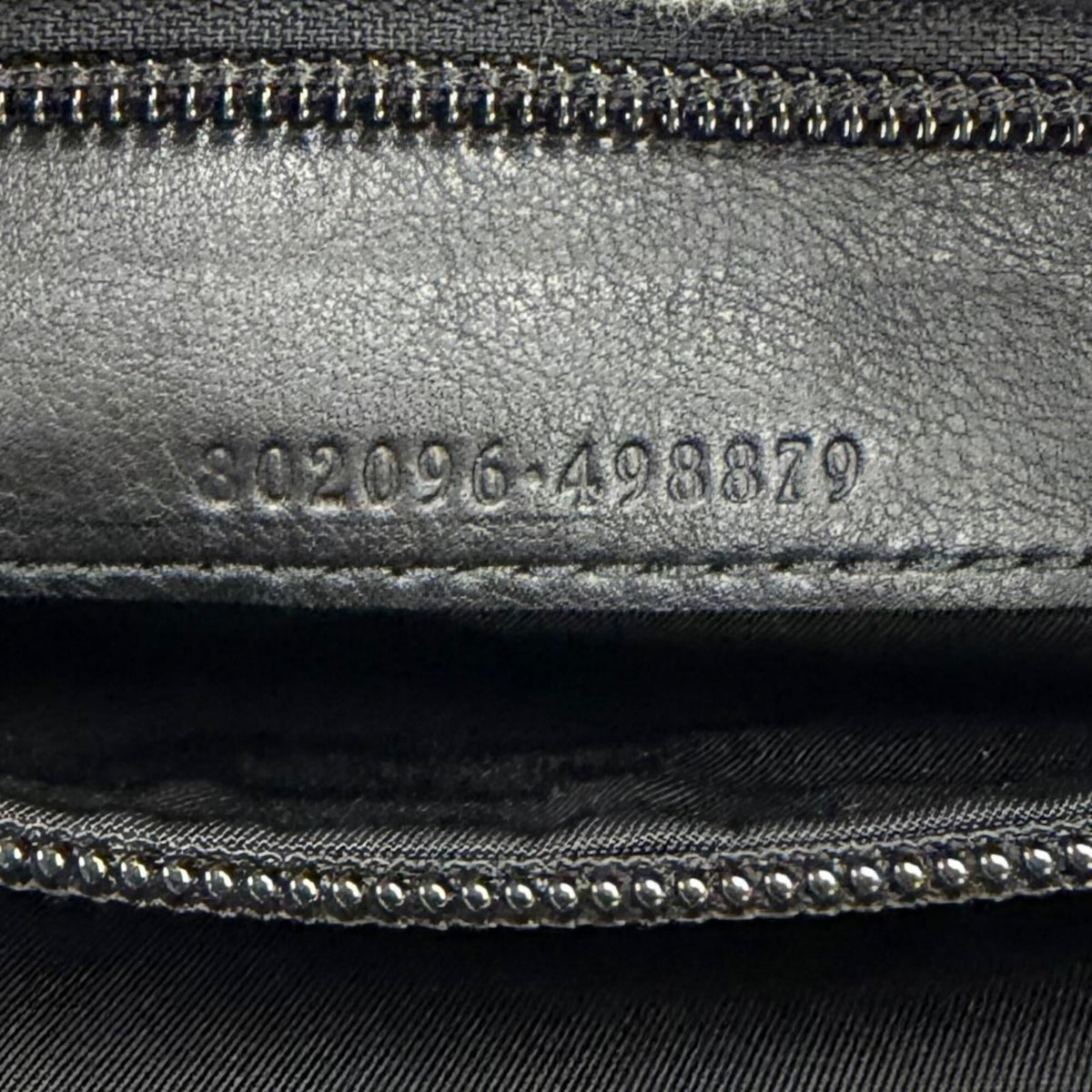 Gucci Black Nylon Leather Shoulder Bag Sling Bag (Pre-Owned)