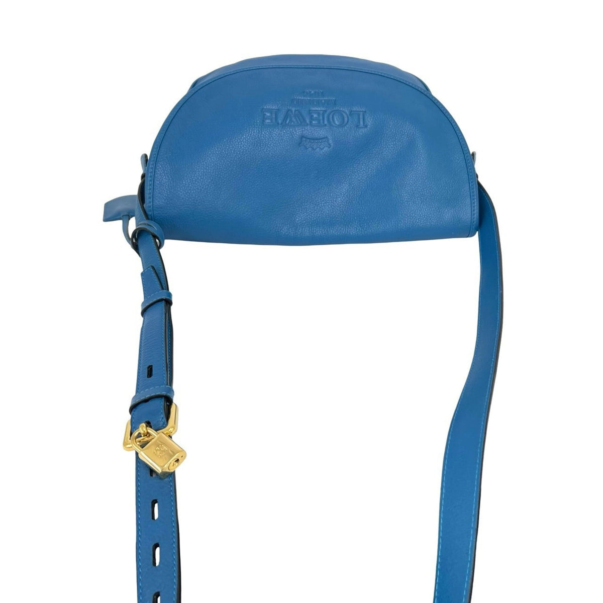 Loewe Blue Leather Pochette Shoulder Bag (Pre-Owned)
