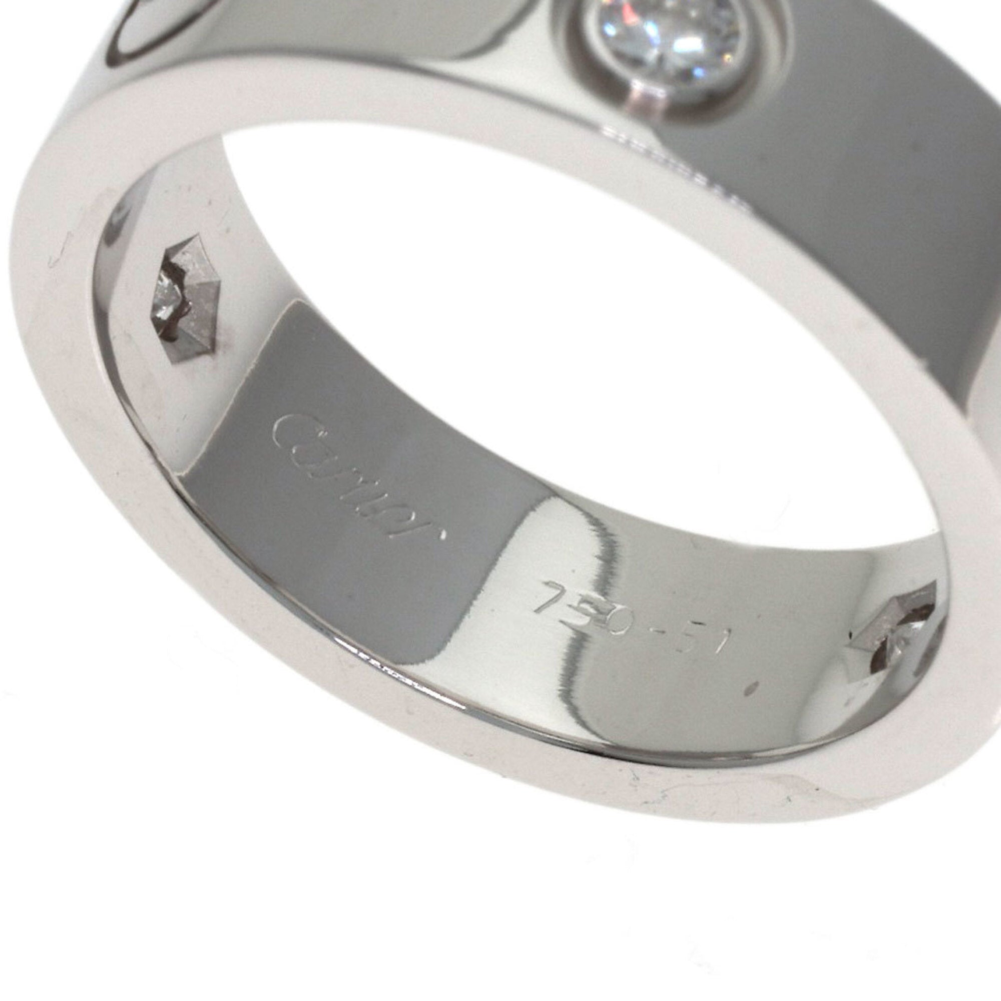 Cartier Love White Gold (18K) Band Ring (Pre-Owned)