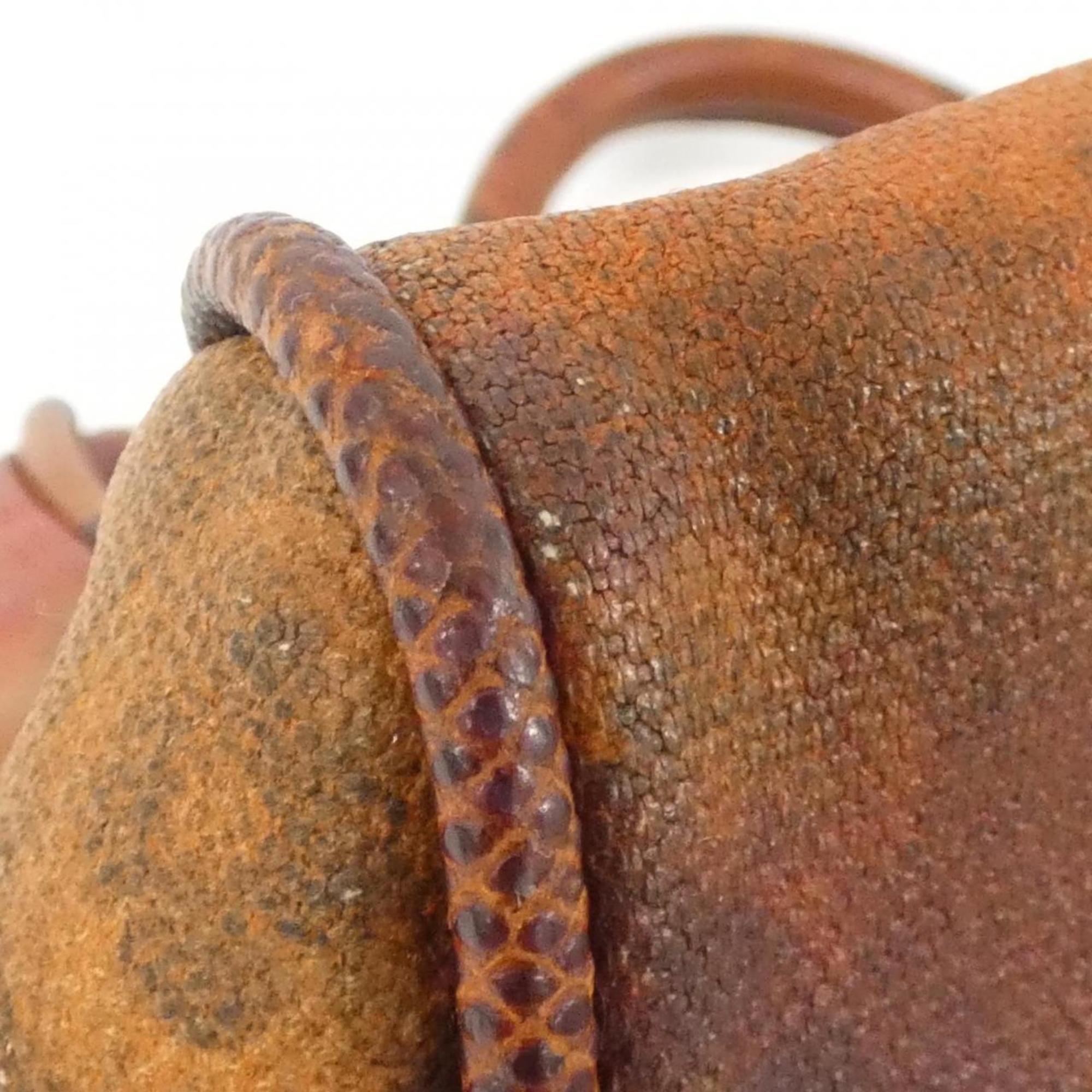 Louis Vuitton Rouge Coated Canvas Handbag (Pre-Owned)