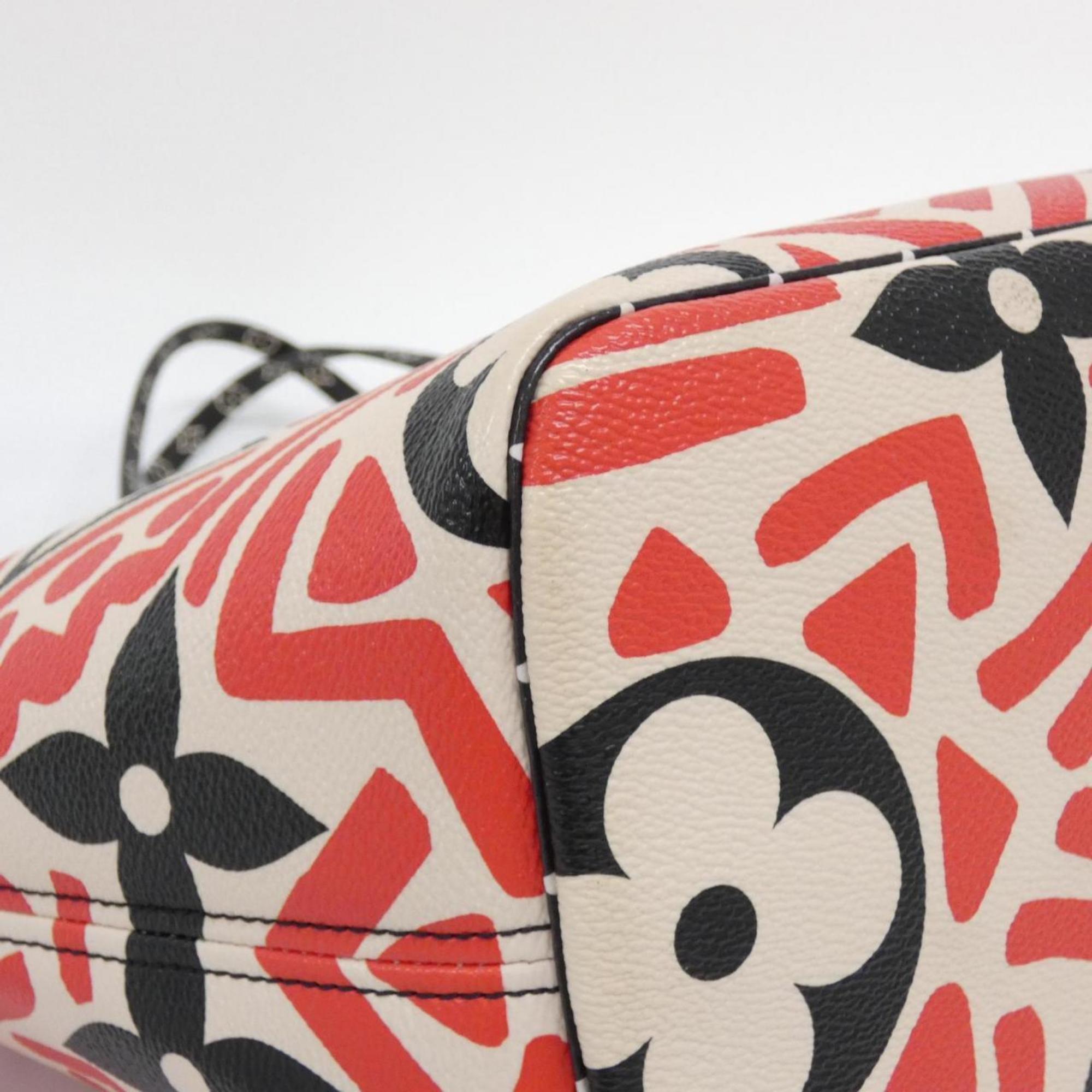 Louis Vuitton Cream Rouge Coated Canvas Handbag (Pre-Owned)