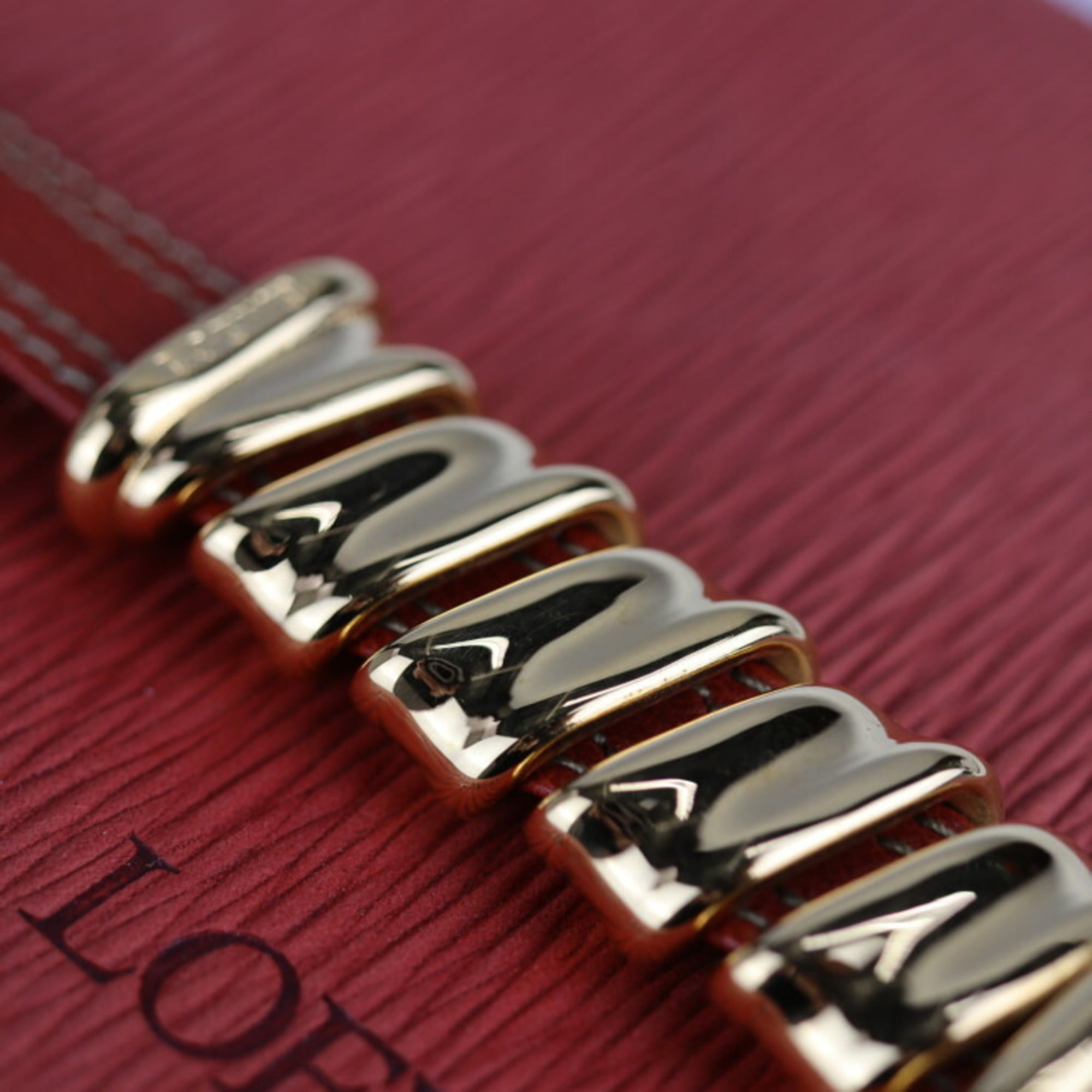 Loewe Leather Clutch Bag Handbag (Pre-Owned)
