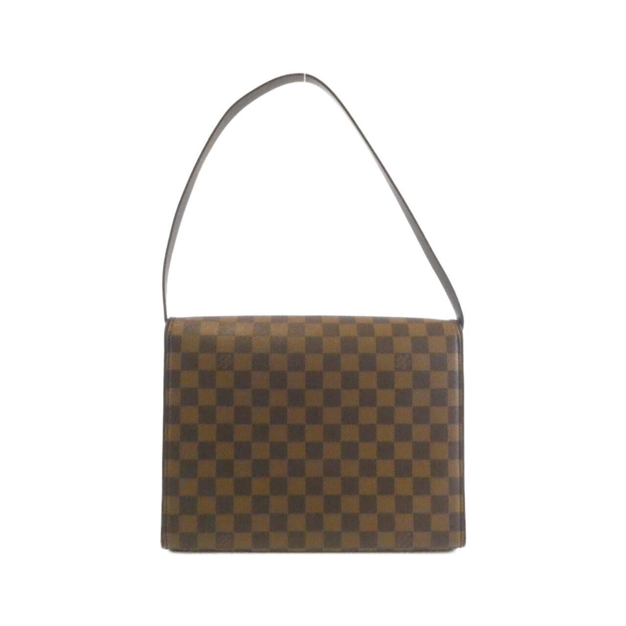 Louis Vuitton Ebene Coated Canvas Shoulder Bag (Pre-Owned)