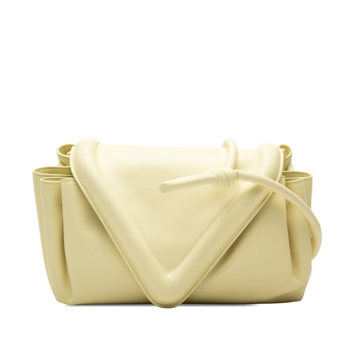 Bottega Veneta Yellow Leather Shoulder Bag (Pre-Owned)
