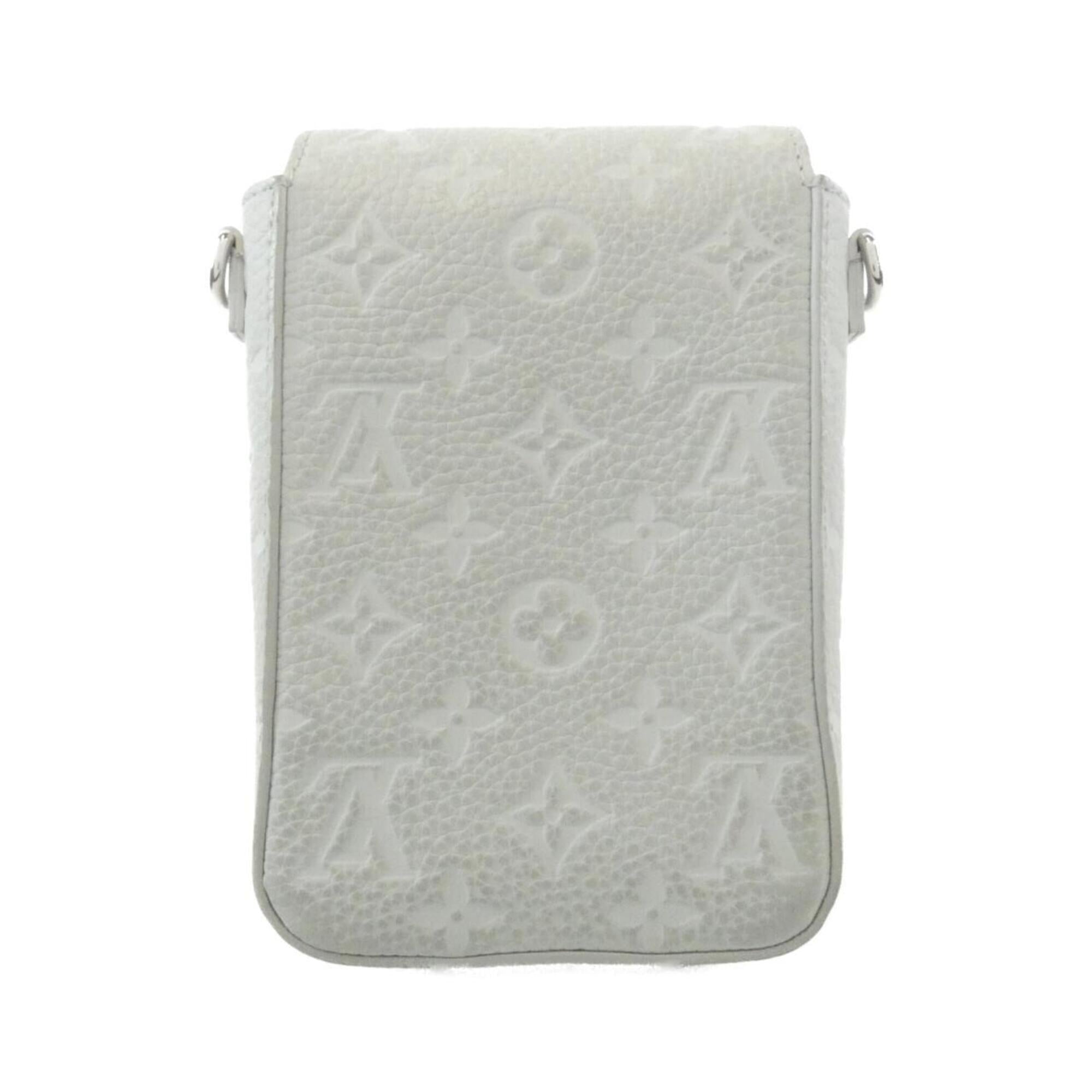 Louis Vuitton Gris Leather Shoulder Bag (Pre-Owned)