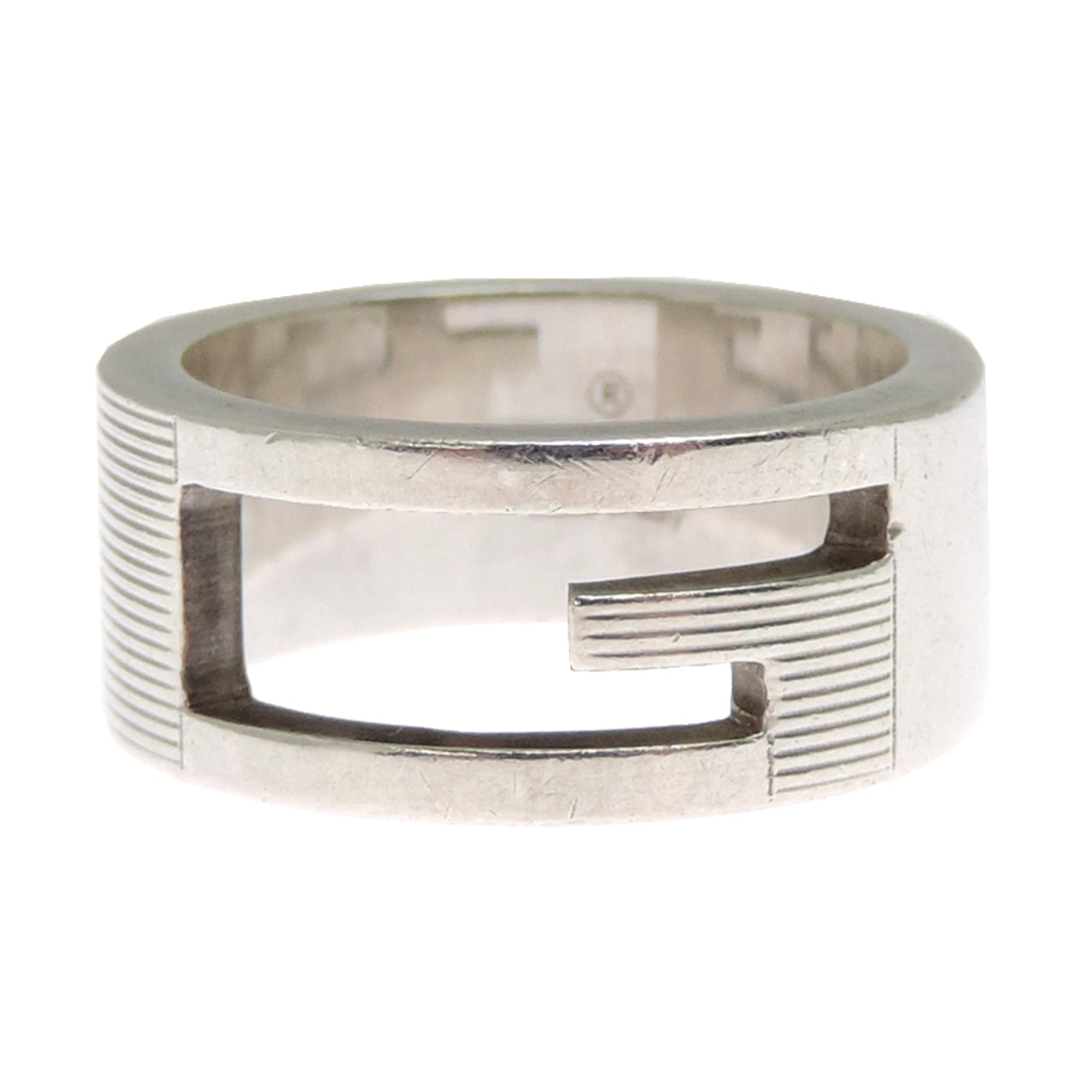 Gucci Silver 925 Band Ring (Pre-Owned)