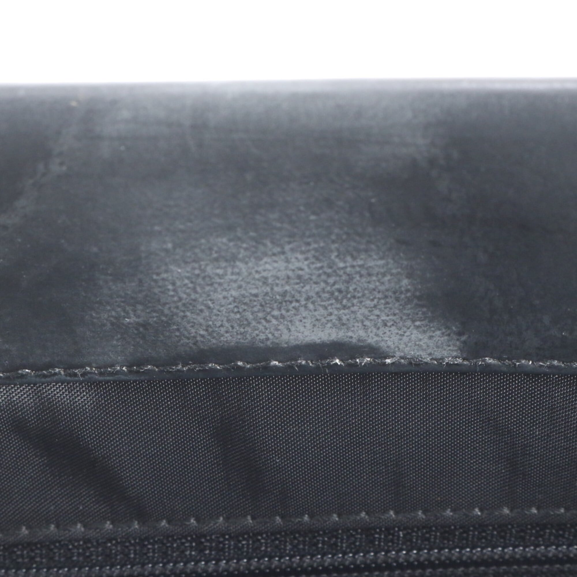 Gucci Bamboo Black Leather Handbag Tote Bag (Pre-Owned)