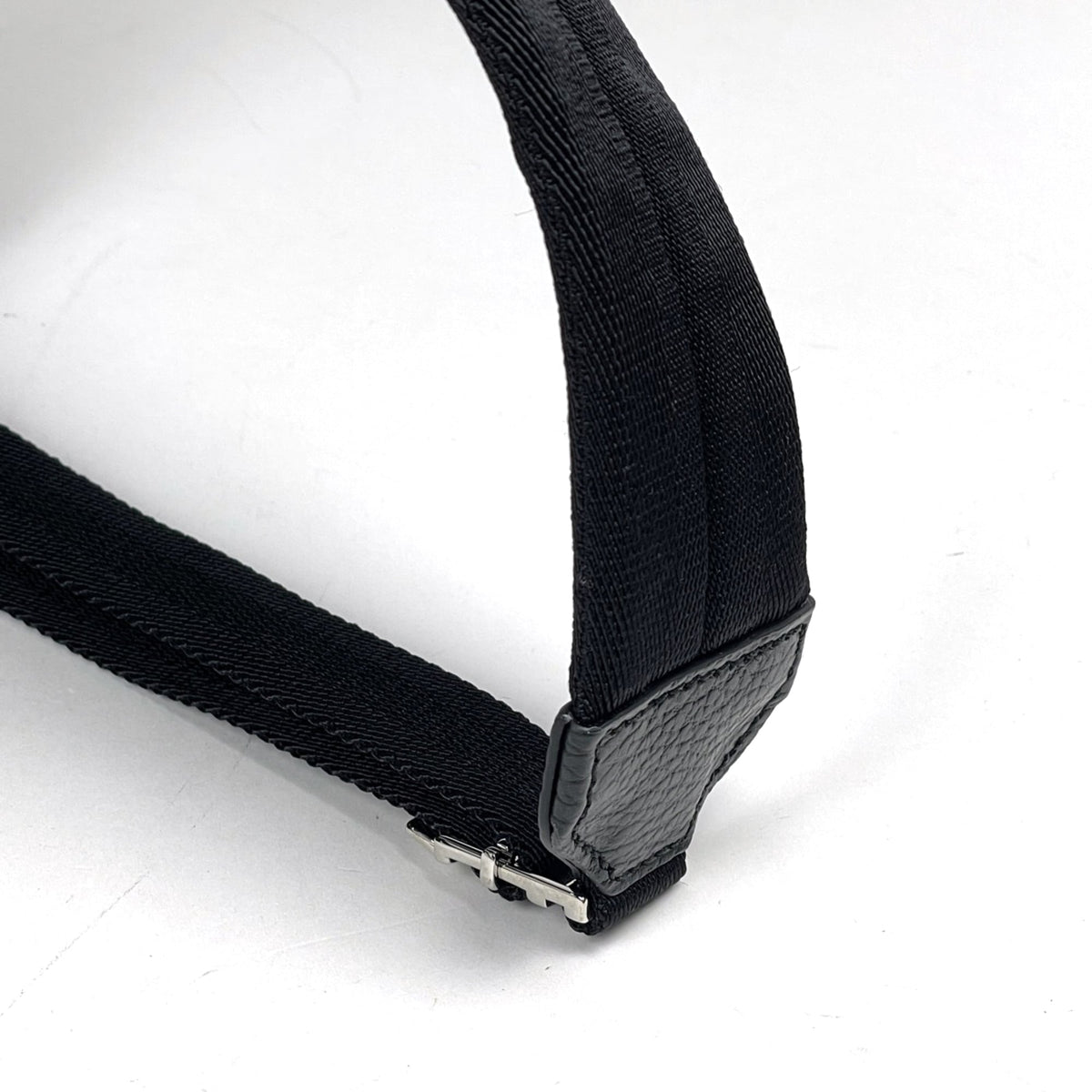 Gucci Black Nylon Leather Backpack (Pre-Owned)
