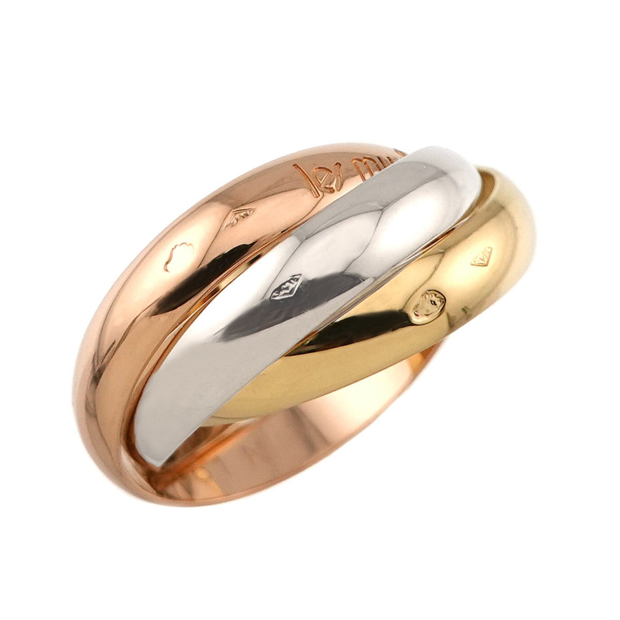 Cartier Yellow Gold (18K) Pink Gold (18K) White Gold (18K) Band Ring (Pre-Owned)
