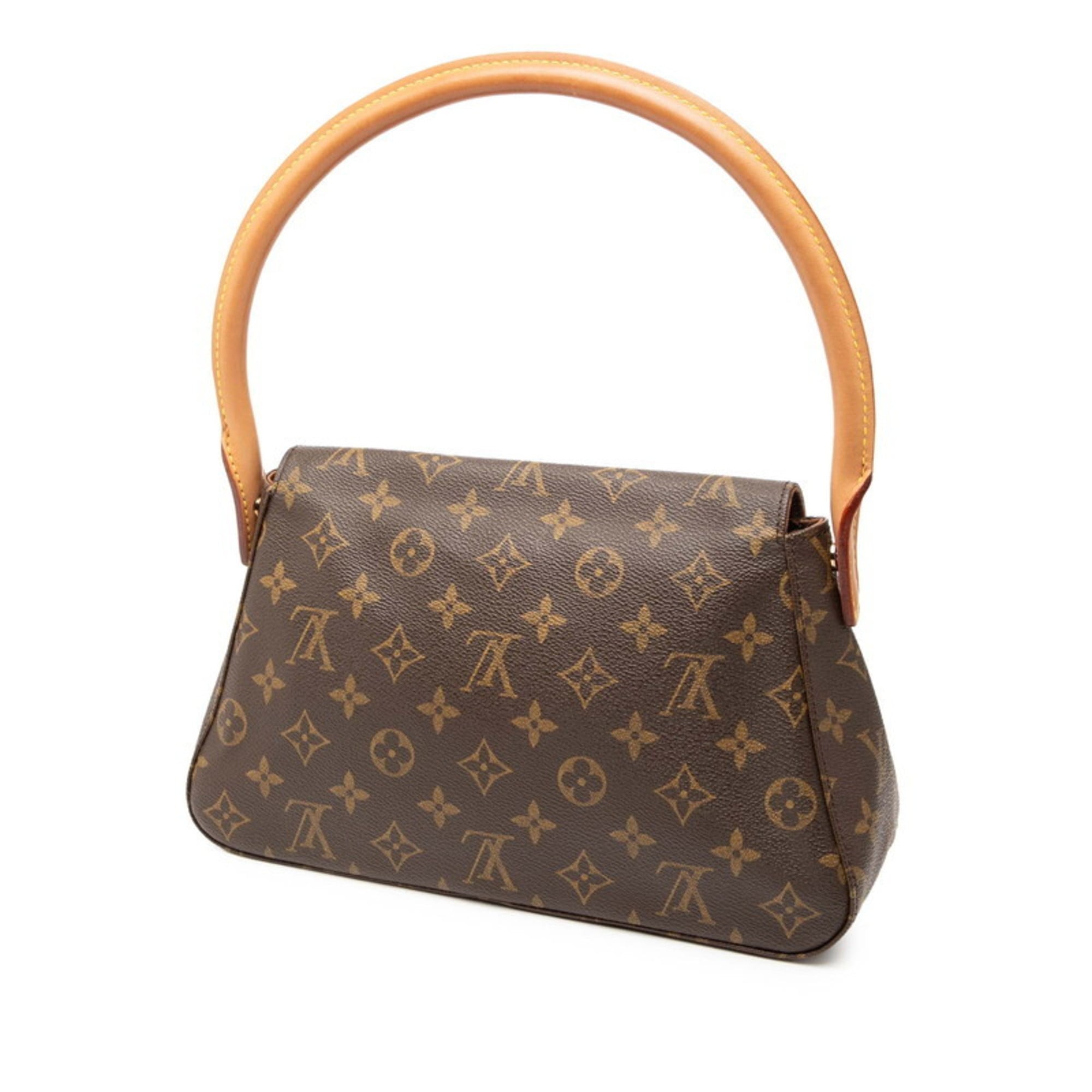 Louis Vuitton Brown Pvc Leather Handbag Shoulder Bag (Pre-Owned)