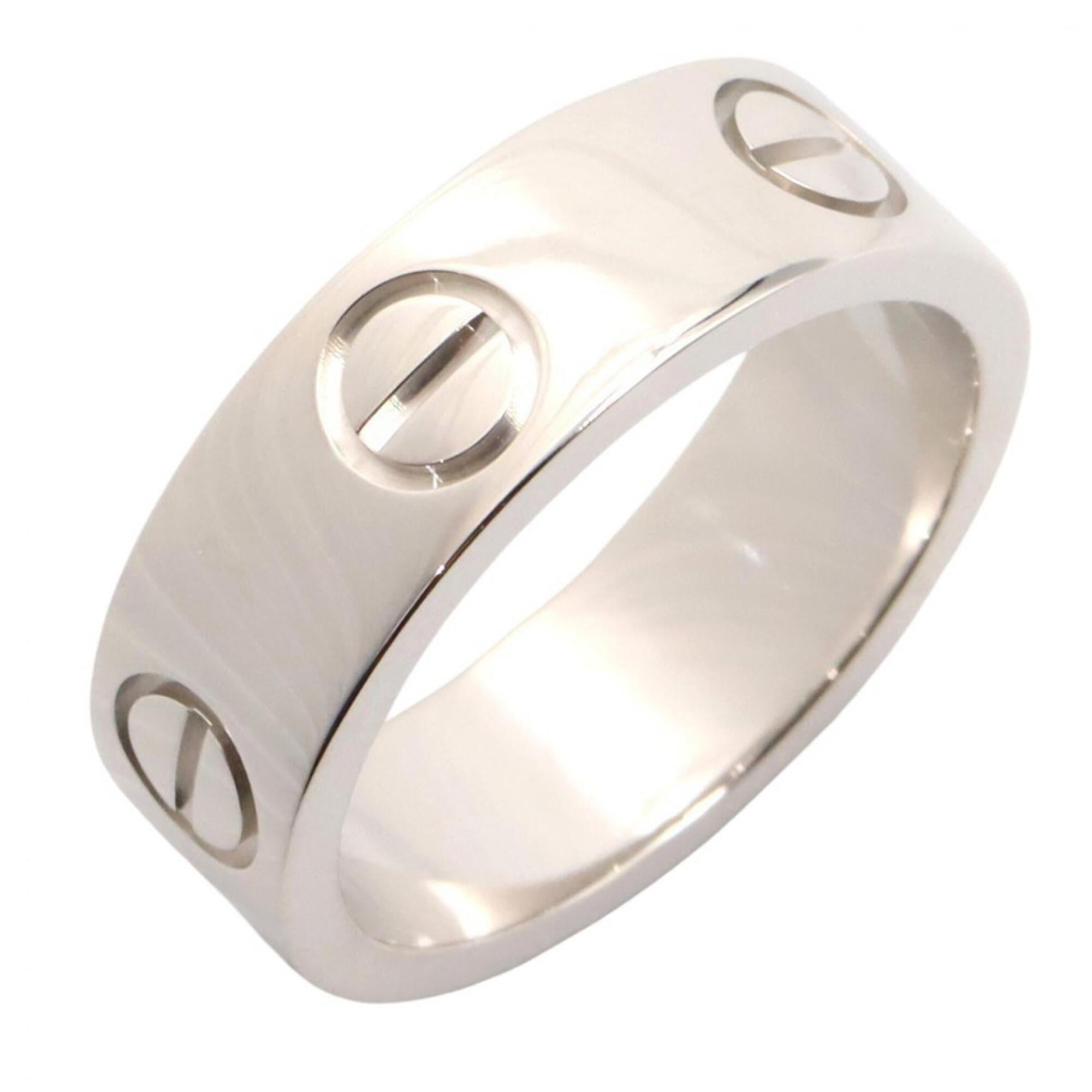 Cartier White Gold White Gold (18K) Band Ring (Pre-Owned)