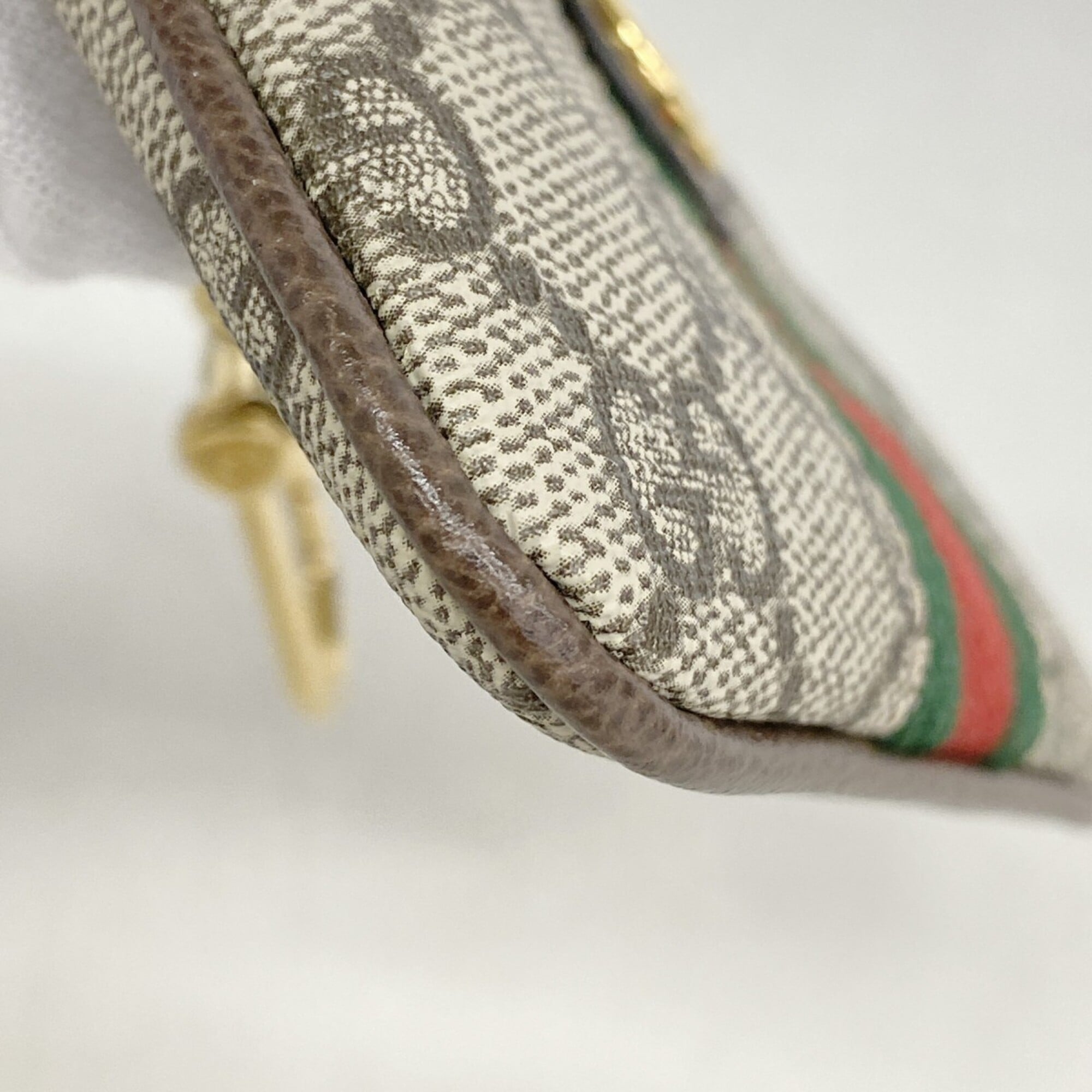 Gucci Brown Pvc Coin Purse/Coin Case (Pre-Owned)