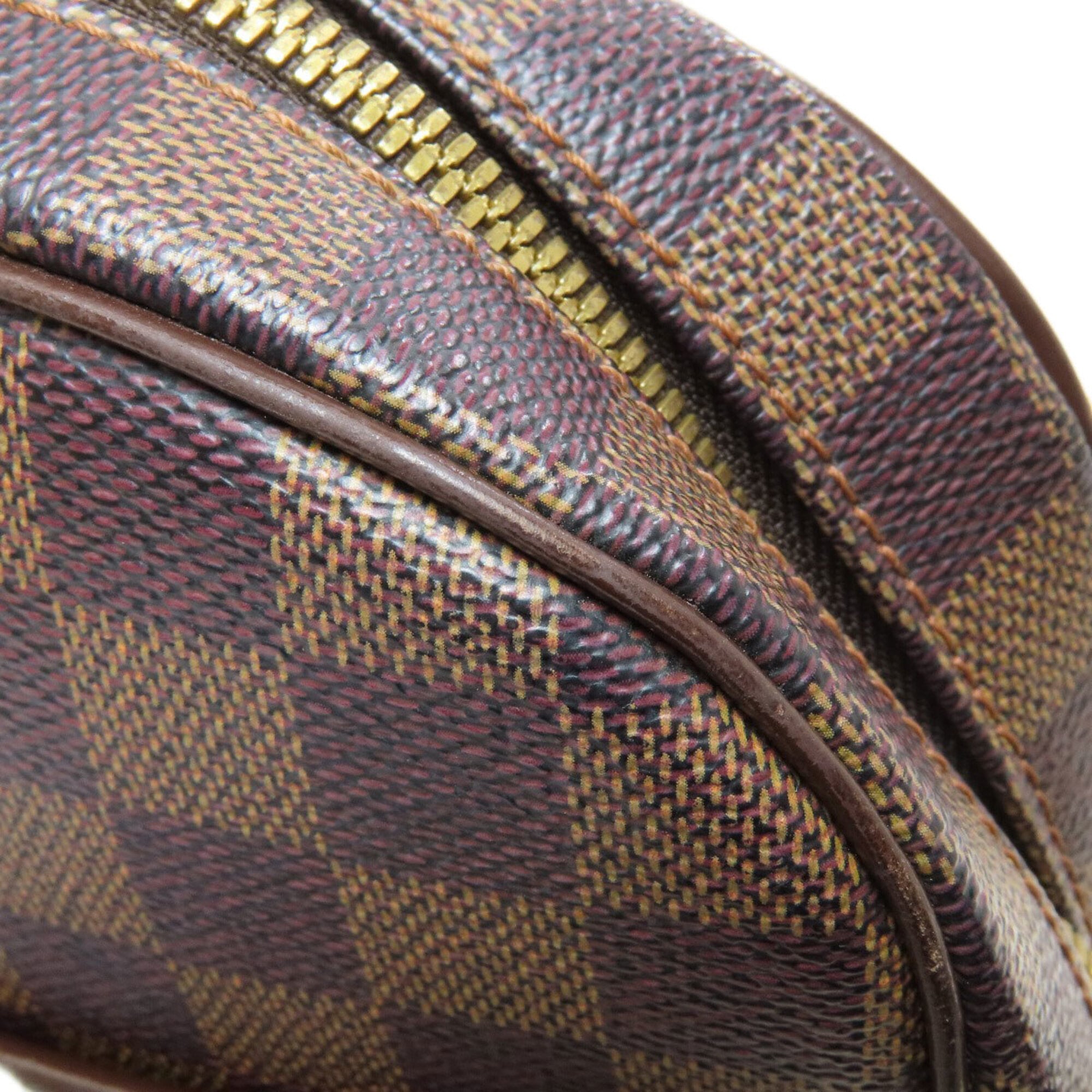 Louis Vuitton Damier Damier Canvas Ebene Damier Canvas Shoulder Bag (Pre-Owned)