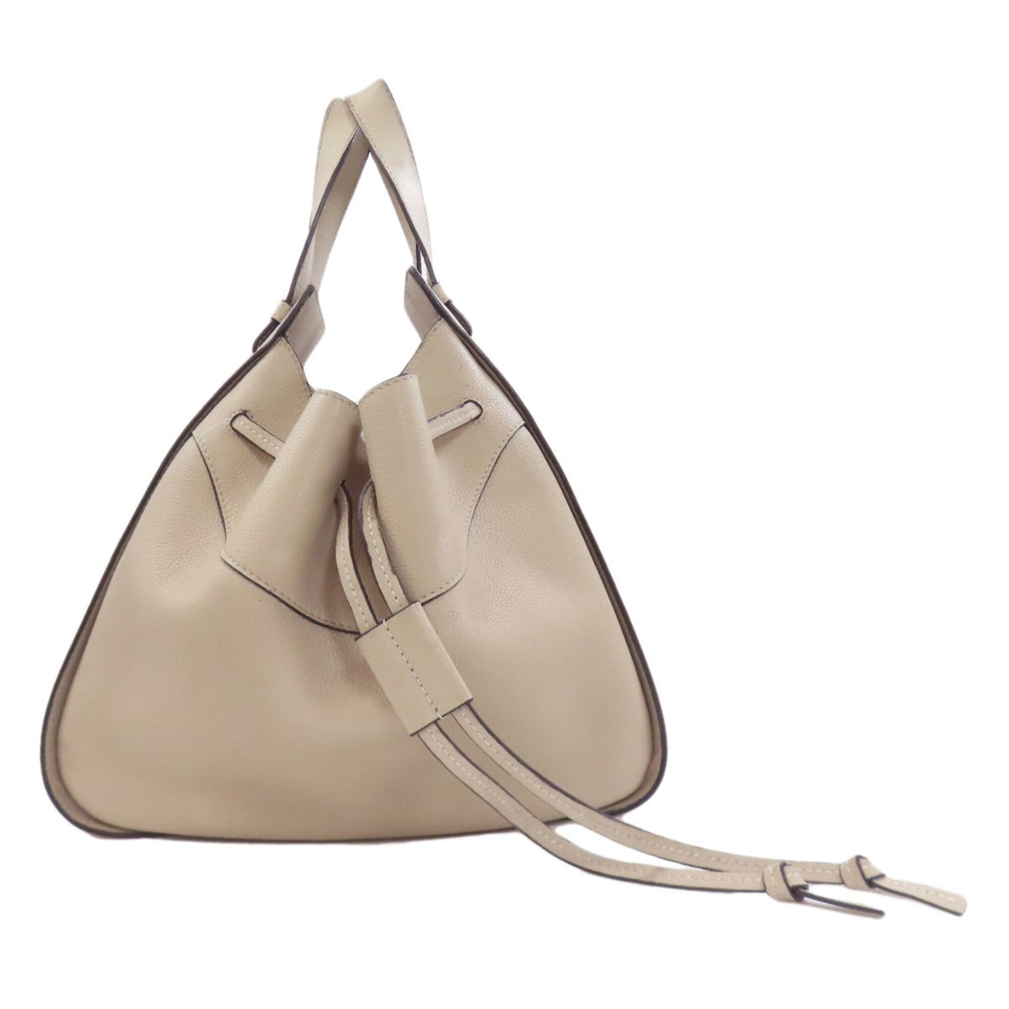 Loewe Beige Leather Handbag (Pre-Owned)